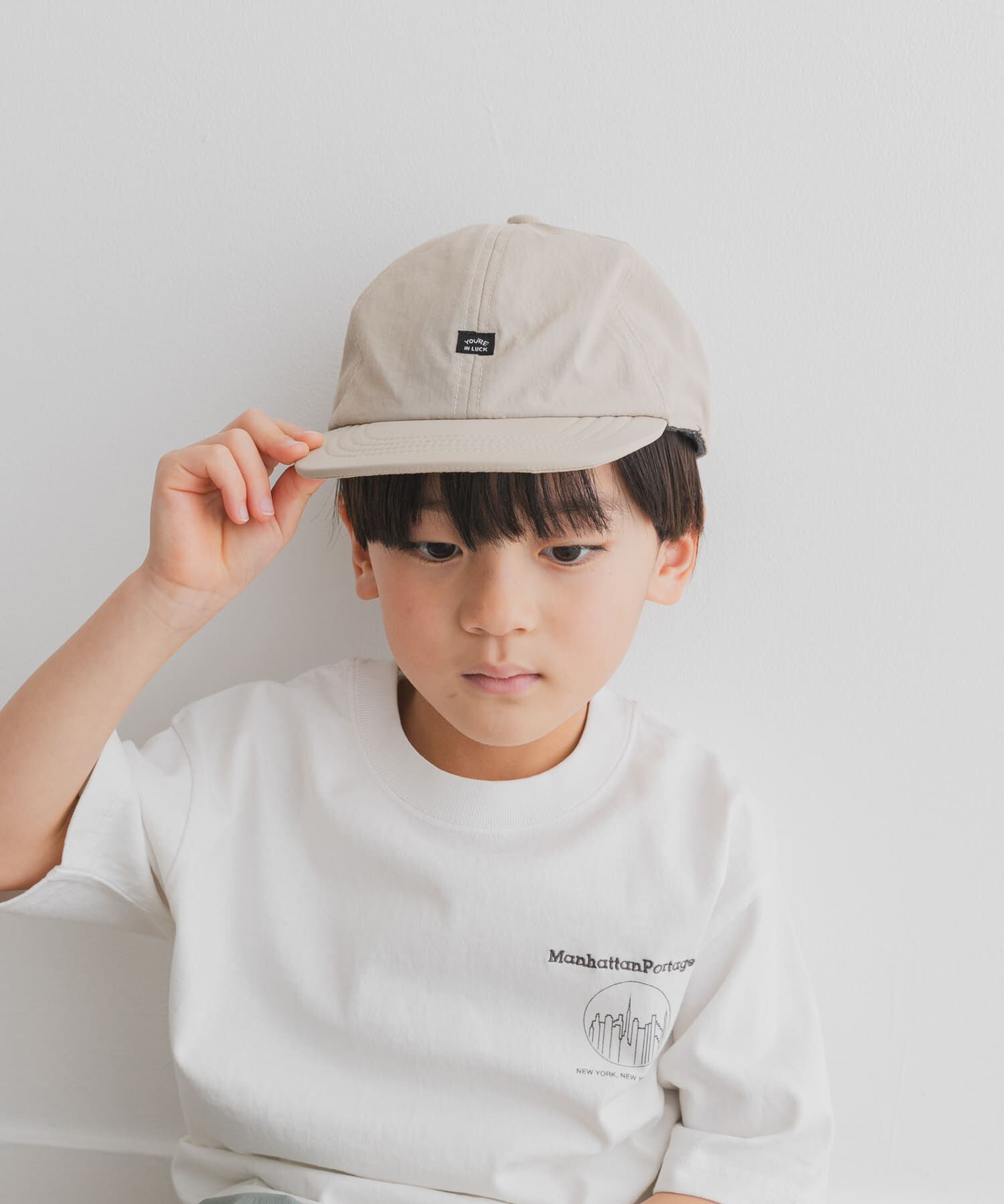 URBAN RESEARCH DOORS「撥水テクニカルキャップ(KIDS)」|その他|ベージュ