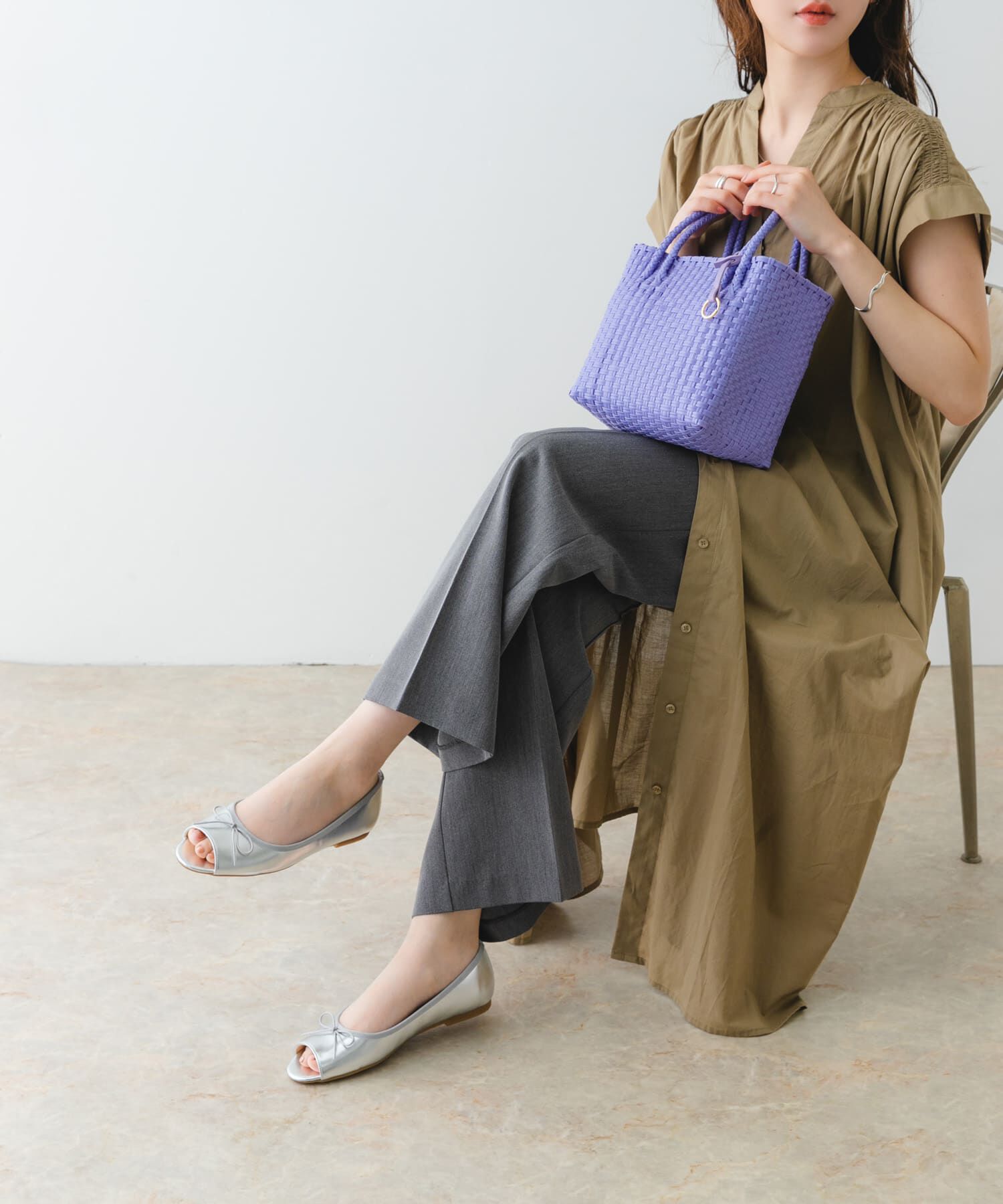 RODE SKO「『MADE IN JAPAN』オープントゥリボンパンプス」|パンプス|