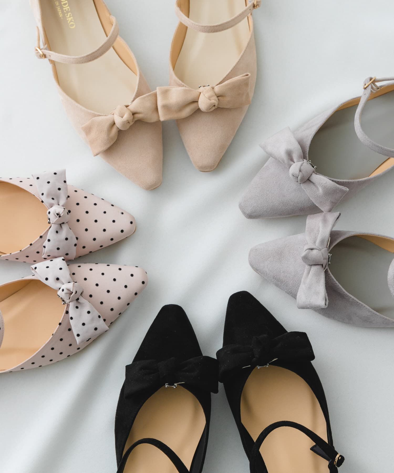 RODE SKO「『WEB/一部店舗限定カラー』『MADE IN JAPAN』マルチWAYリボンパンプス」|パンプス|