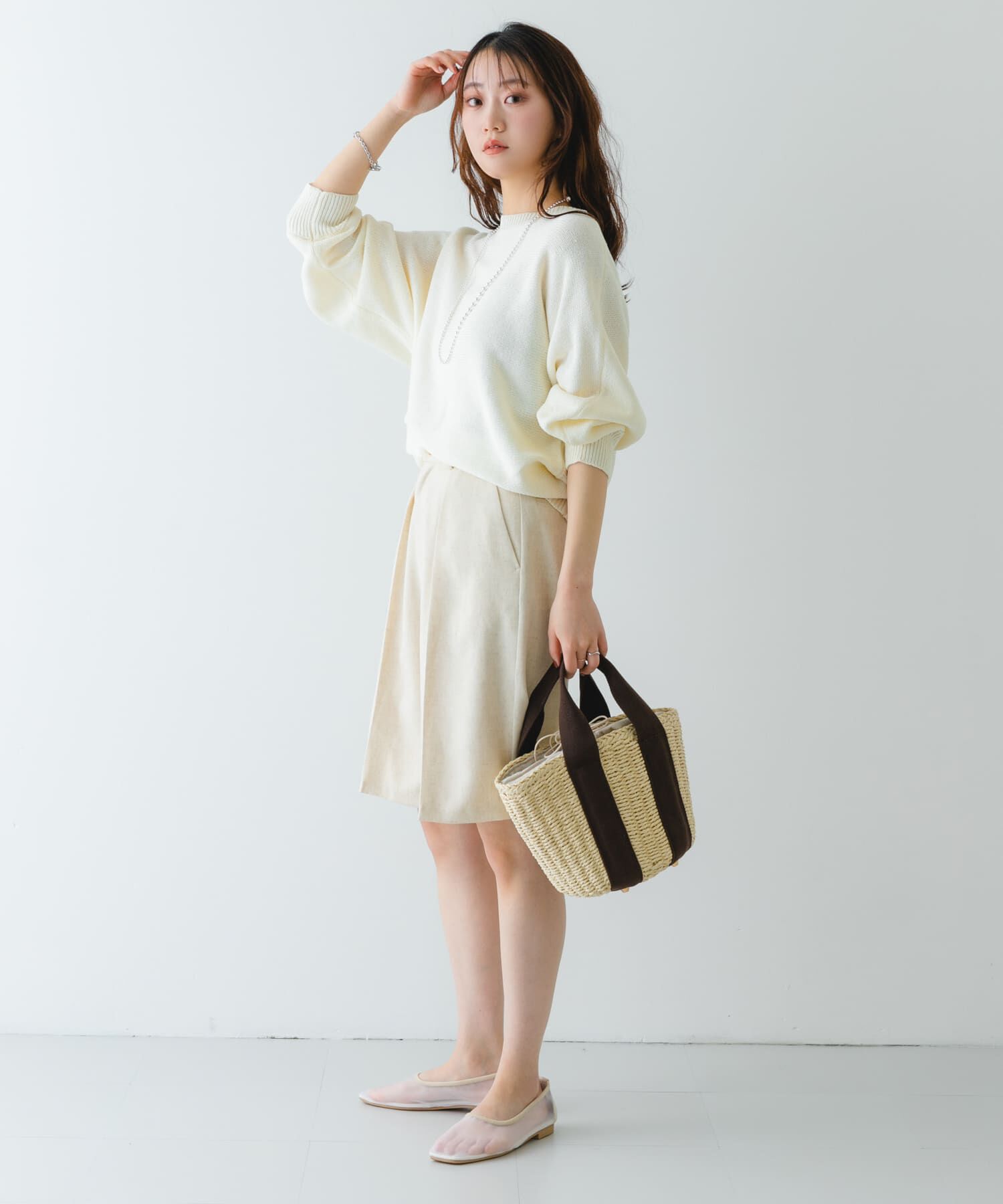 RODE SKO「ナチュラルカゴバッグ」|ハンドバッグ|