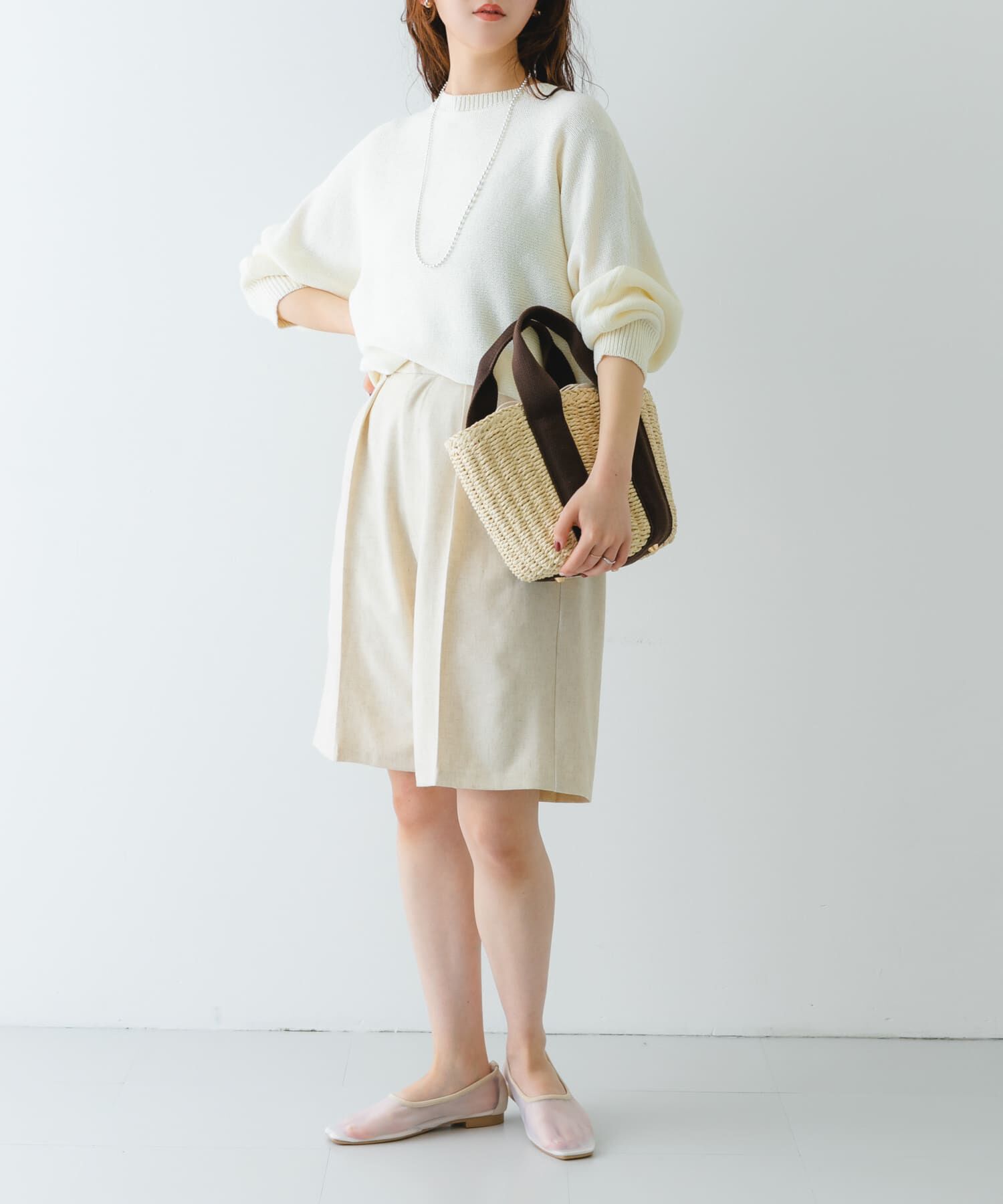 RODE SKO「ナチュラルカゴバッグ」|ハンドバッグ|