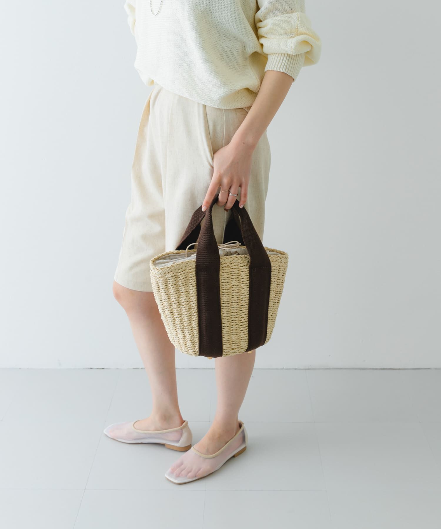 RODE SKO「ナチュラルカゴバッグ」|ハンドバッグ|