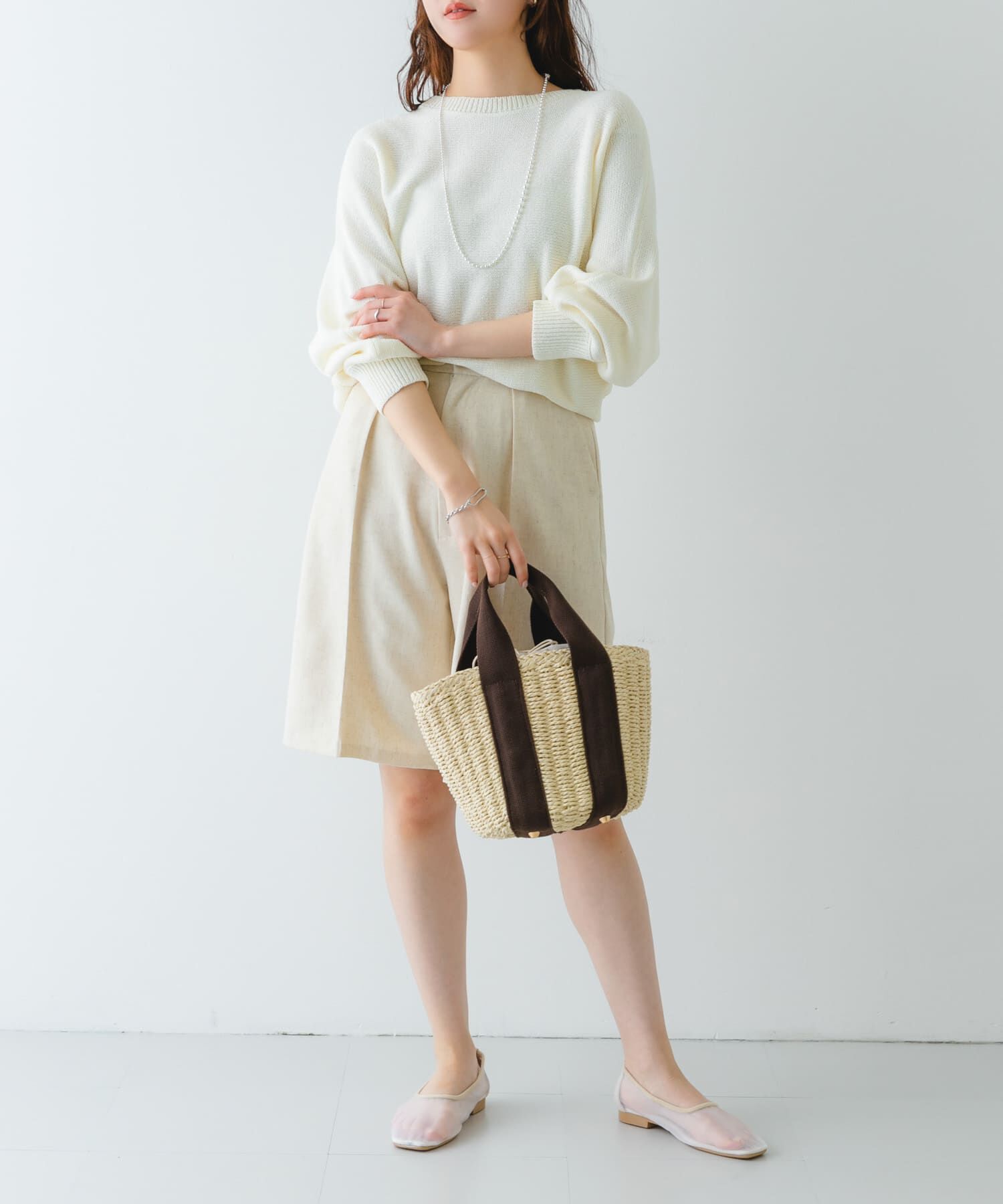 RODE SKO「ナチュラルカゴバッグ」|ハンドバッグ|