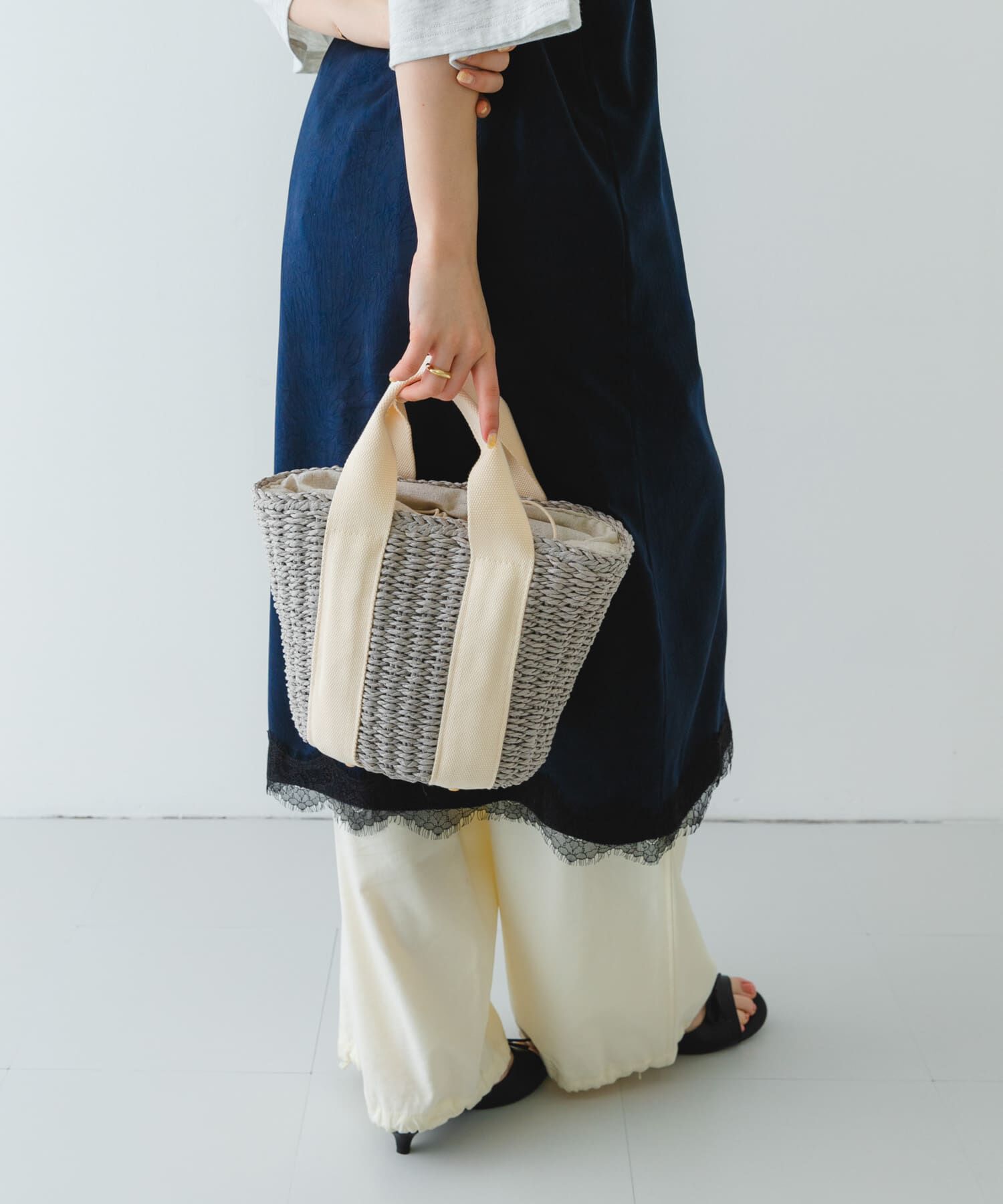 RODE SKO「ナチュラルカゴバッグ」|ハンドバッグ|