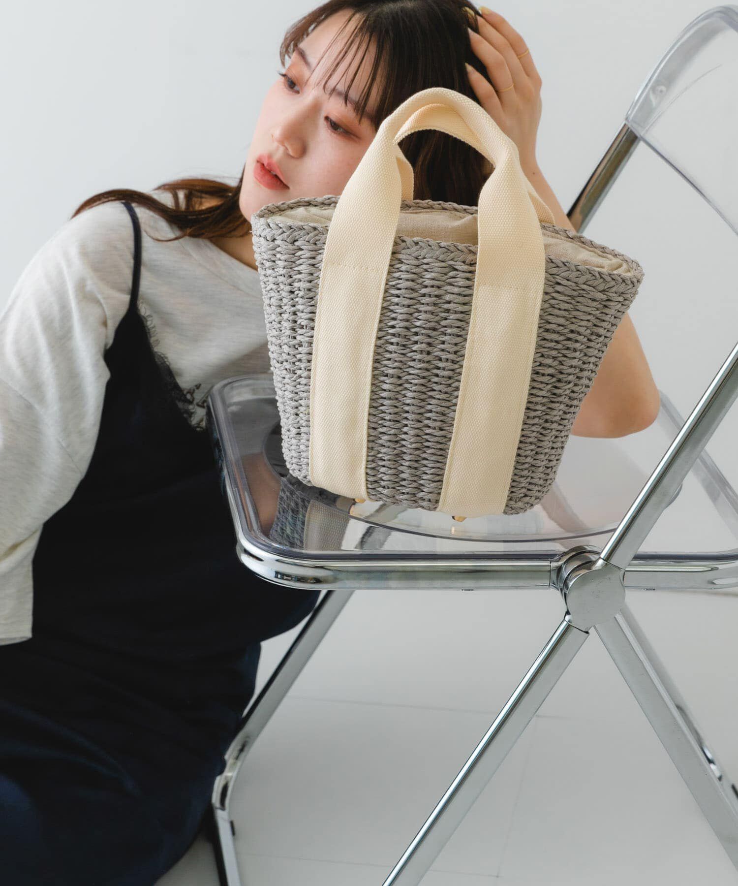 RODE SKO「ナチュラルカゴバッグ」|ハンドバッグ|