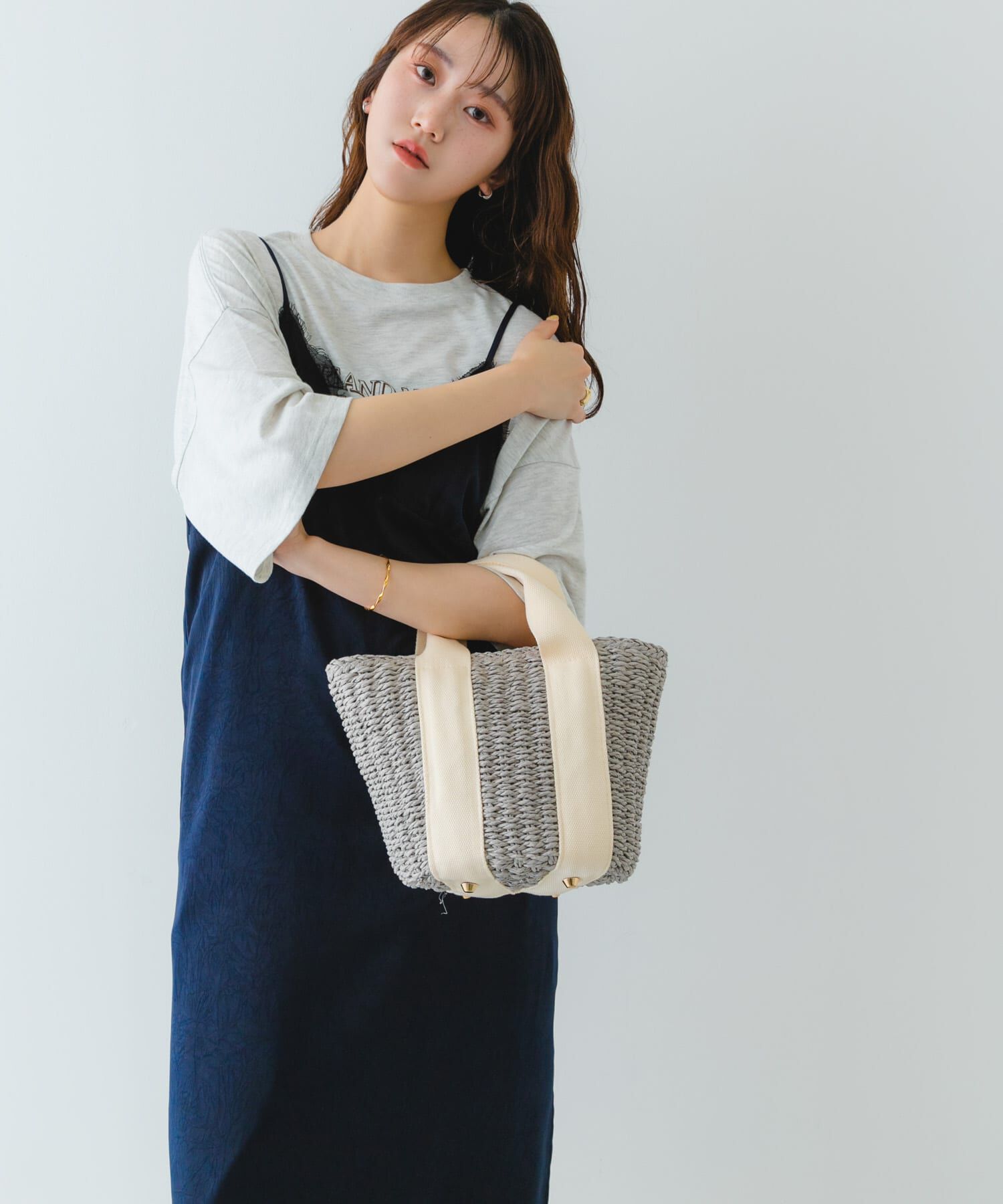 RODE SKO「ナチュラルカゴバッグ」|ハンドバッグ|