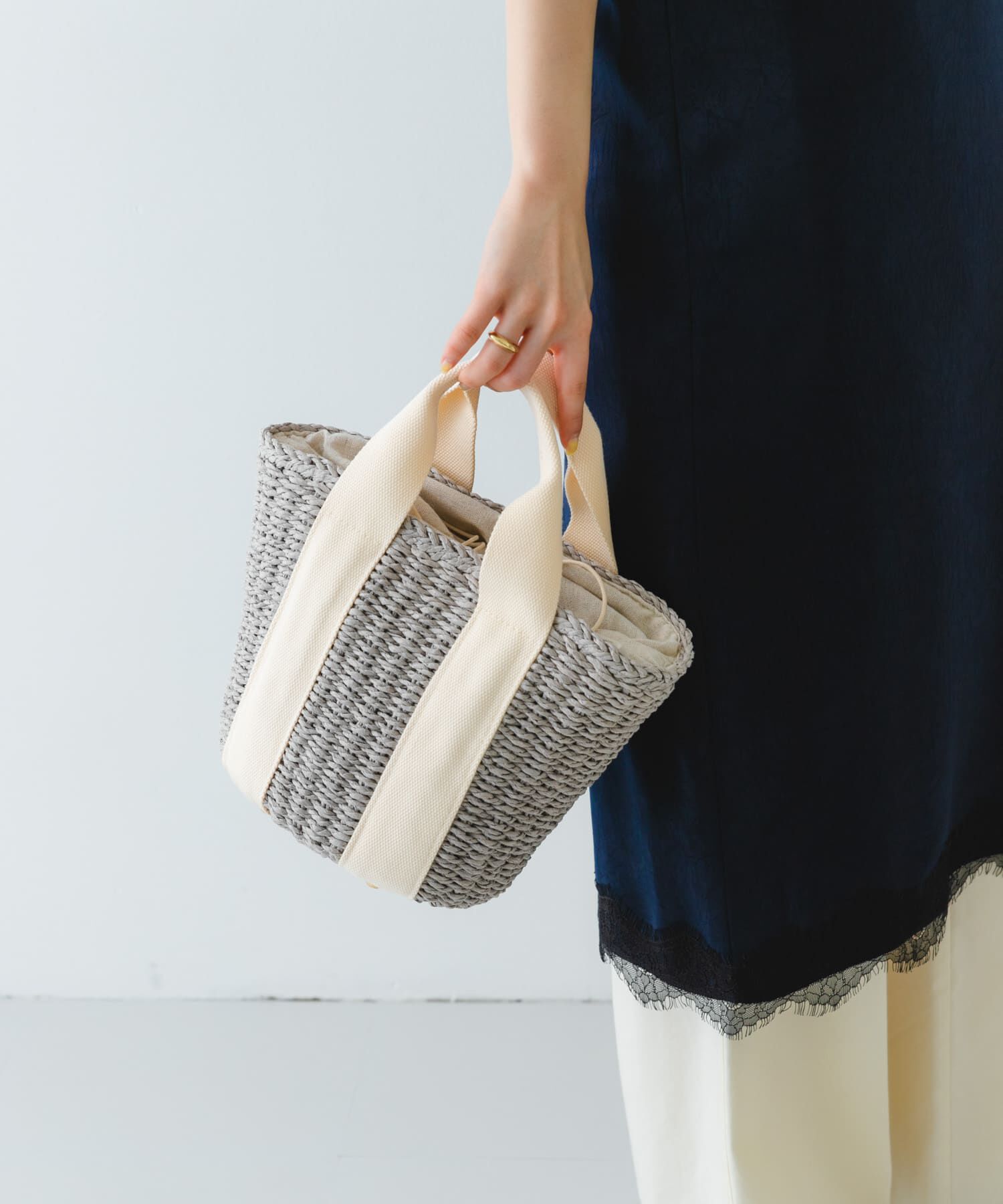 RODE SKO「ナチュラルカゴバッグ」|ハンドバッグ|