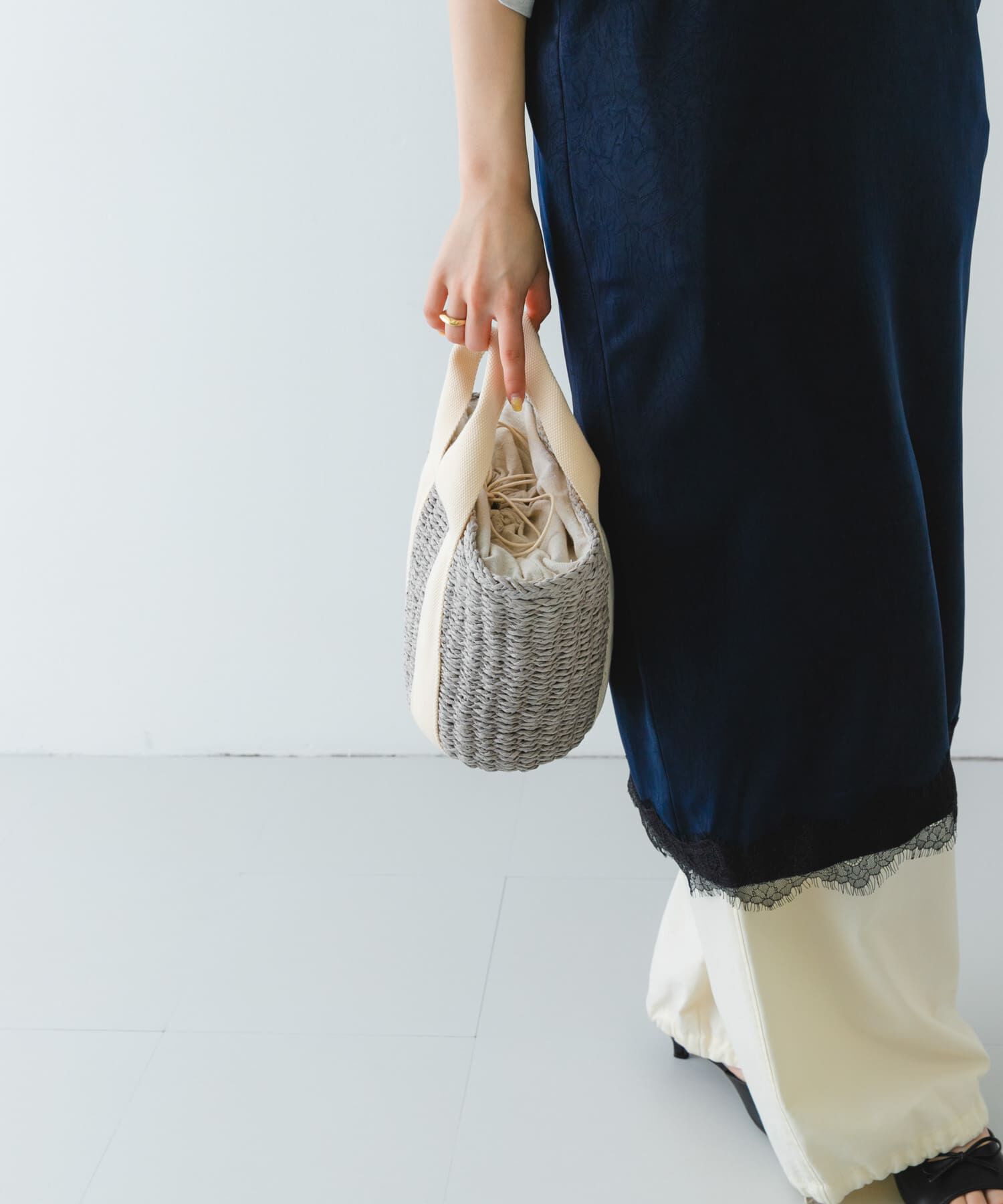 RODE SKO「ナチュラルカゴバッグ」|ハンドバッグ|