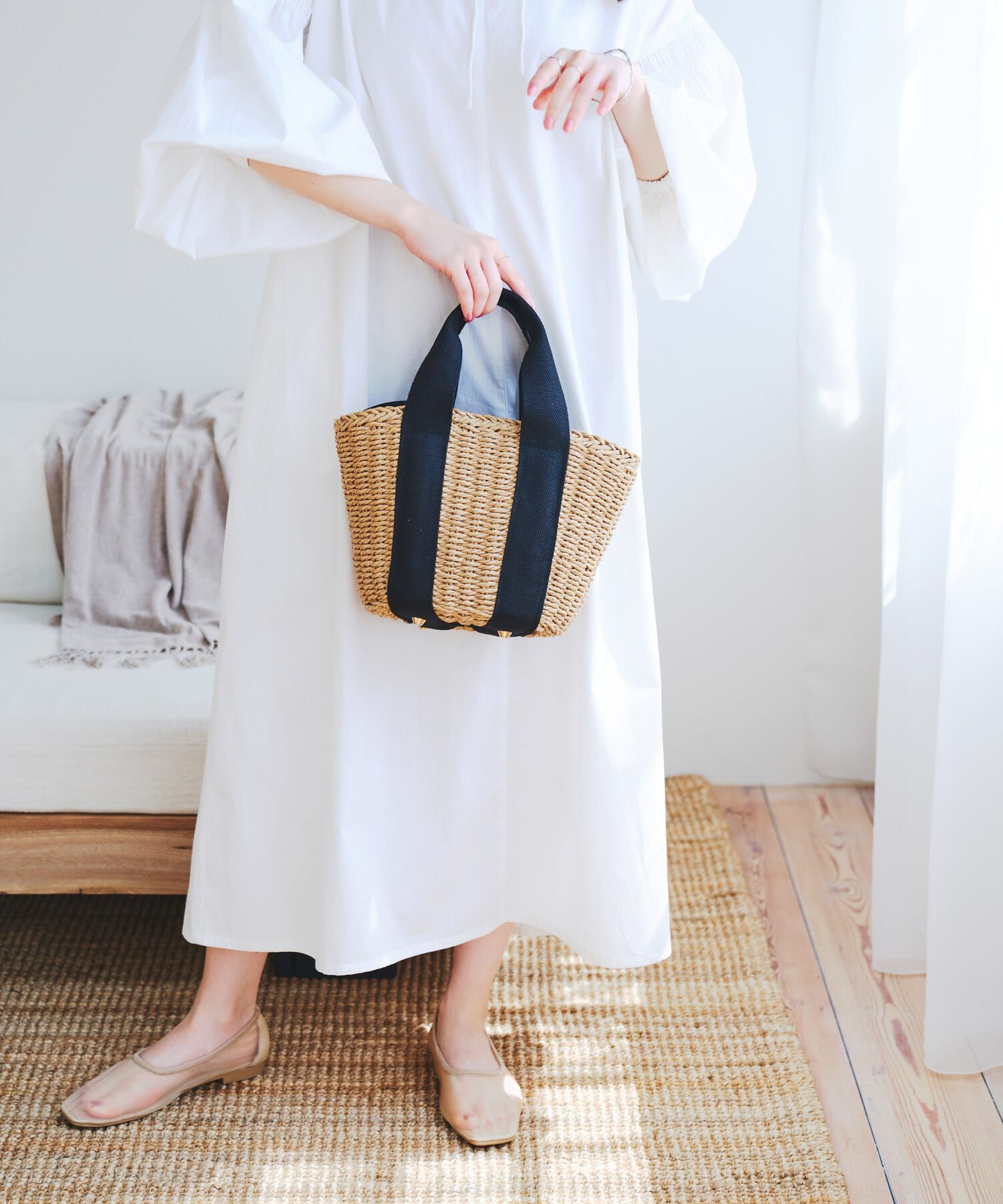 RODE SKO「ナチュラルカゴバッグ」|ハンドバッグ|