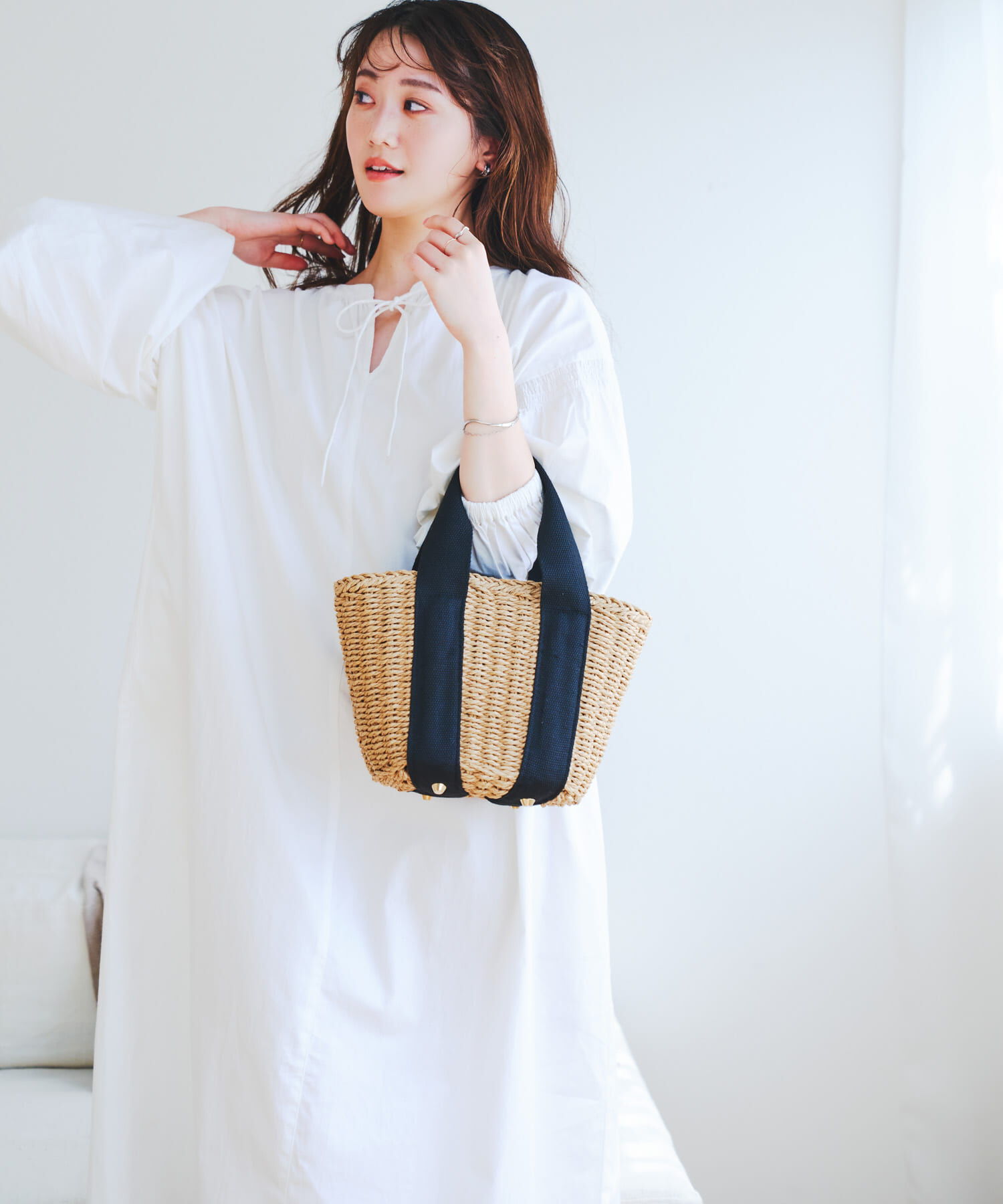 RODE SKO「ナチュラルカゴバッグ」|ハンドバッグ|