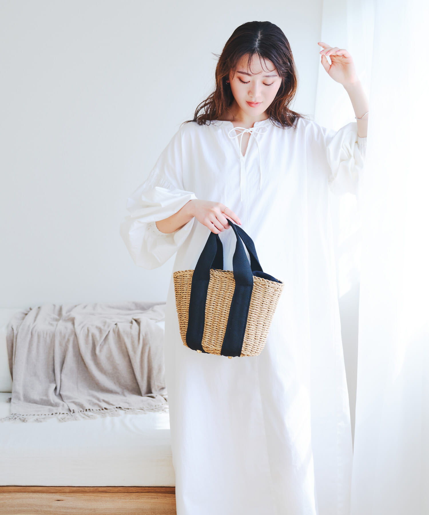 RODE SKO「ナチュラルカゴバッグ」|ハンドバッグ|