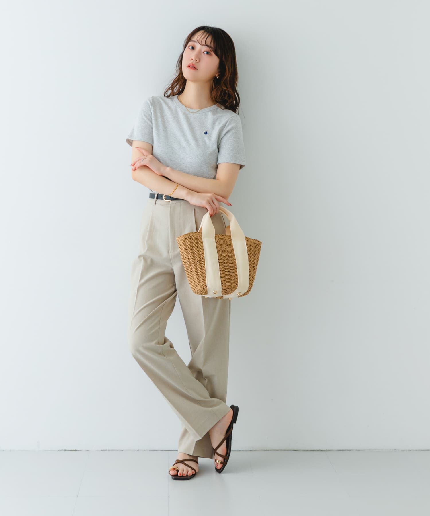 RODE SKO「ナチュラルカゴバッグ」|ハンドバッグ|