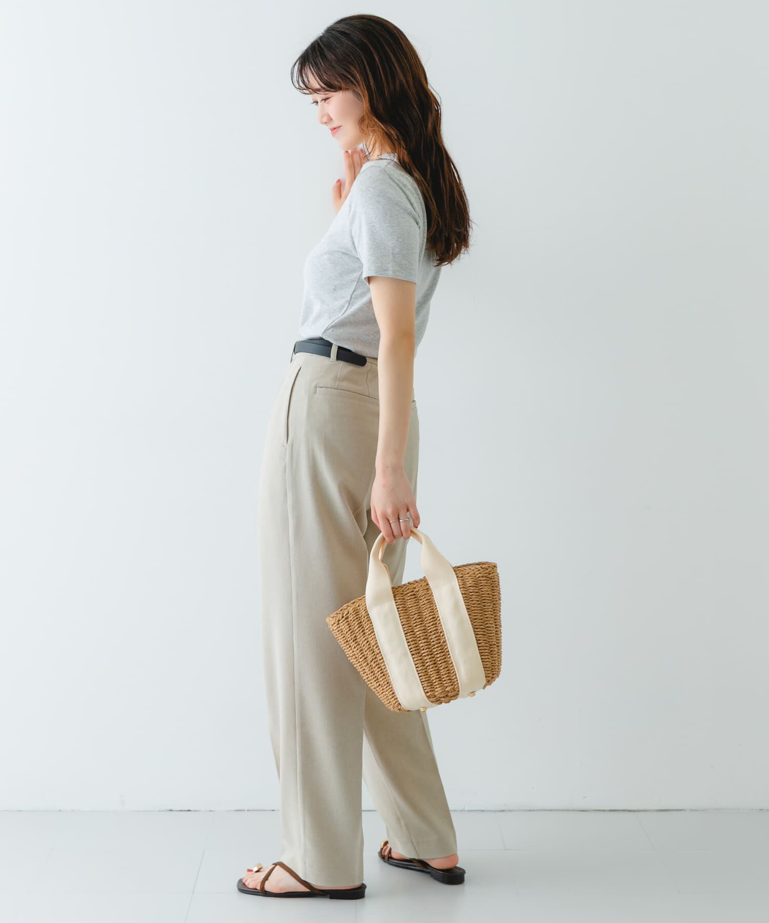 RODE SKO「ナチュラルカゴバッグ」|ハンドバッグ|