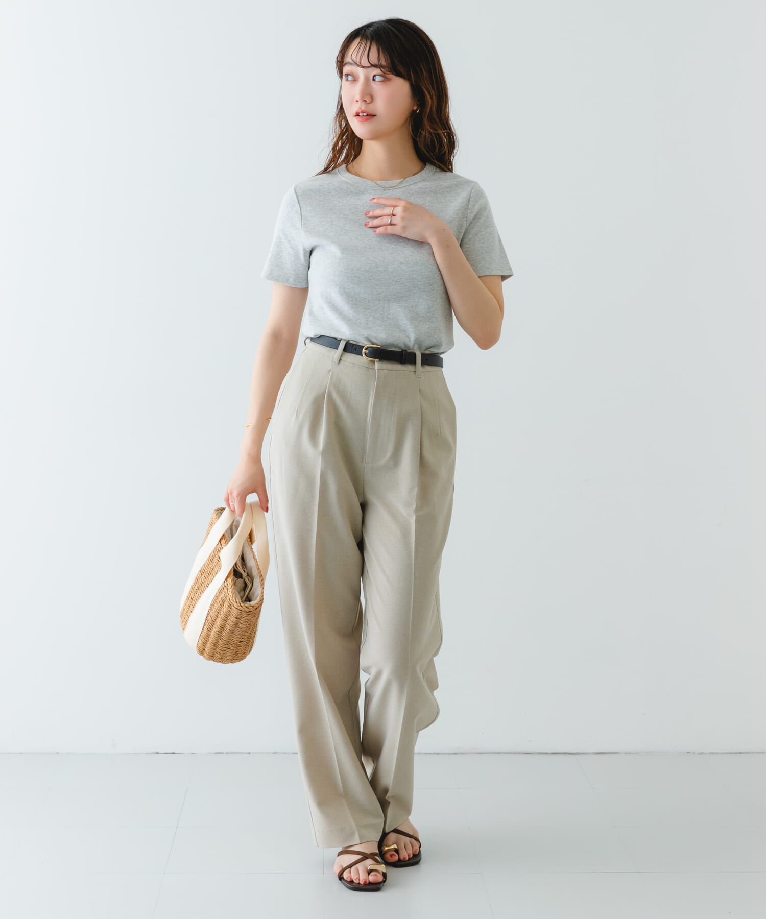 RODE SKO「ナチュラルカゴバッグ」|ハンドバッグ|