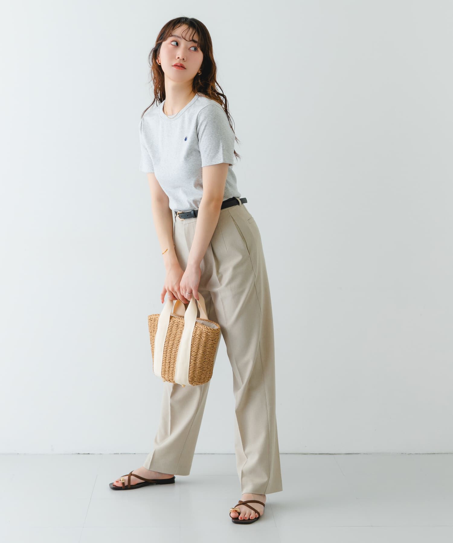 RODE SKO「ナチュラルカゴバッグ」|ハンドバッグ|