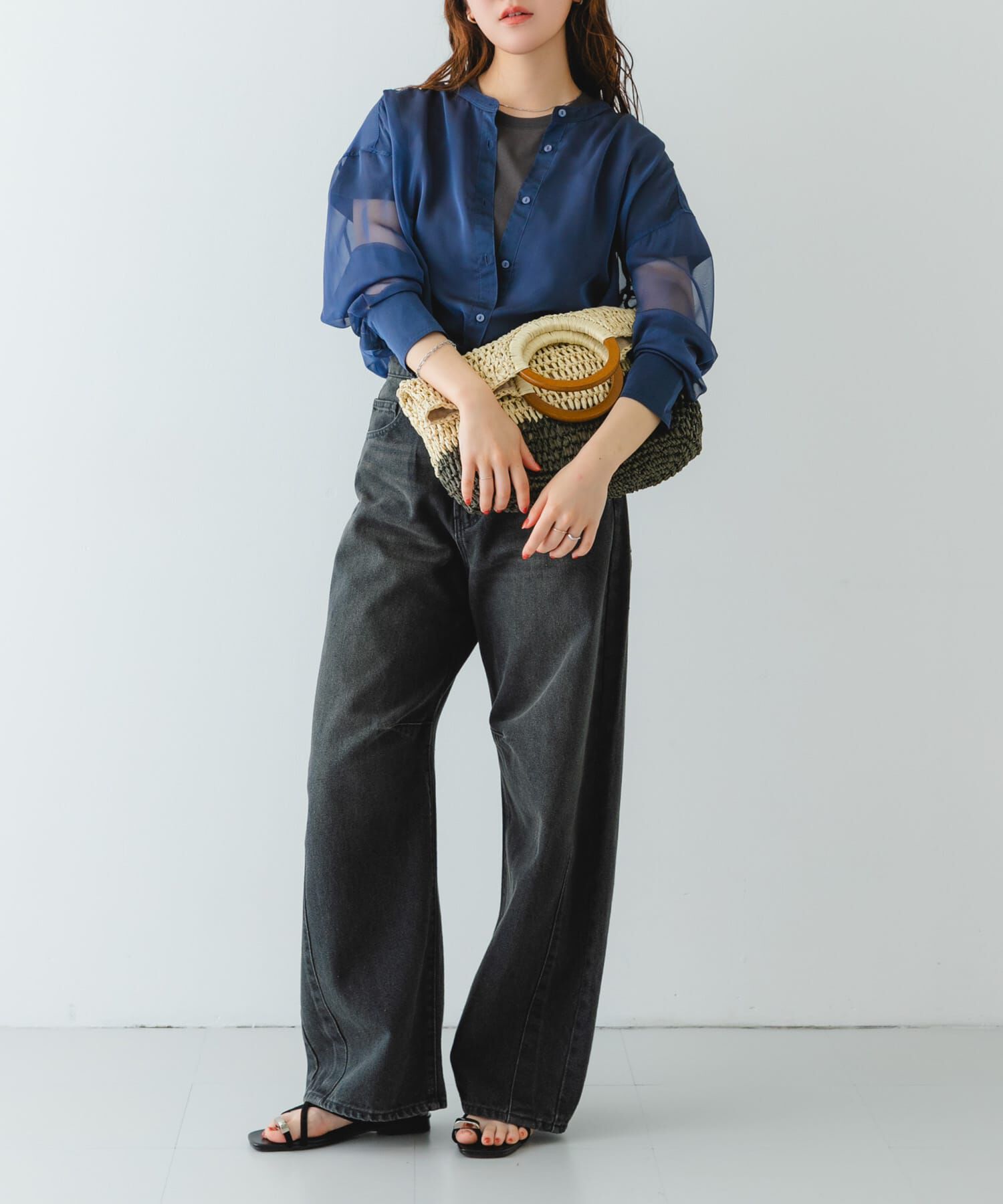 RODE SKO「『MADE IN JAPAN』プチメタルクロスフラットサンダル」|サンダル|