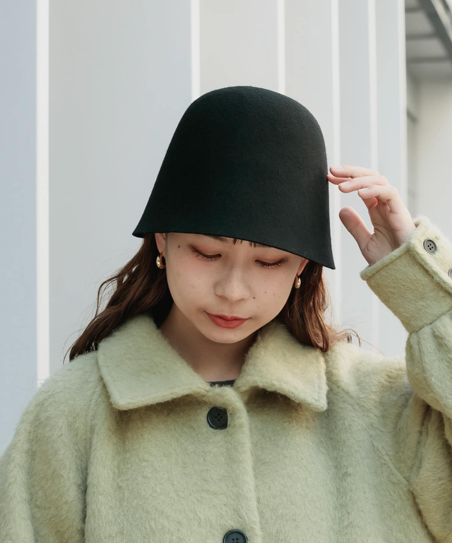 SMELLY「ウールクローシュハット」|ハット|