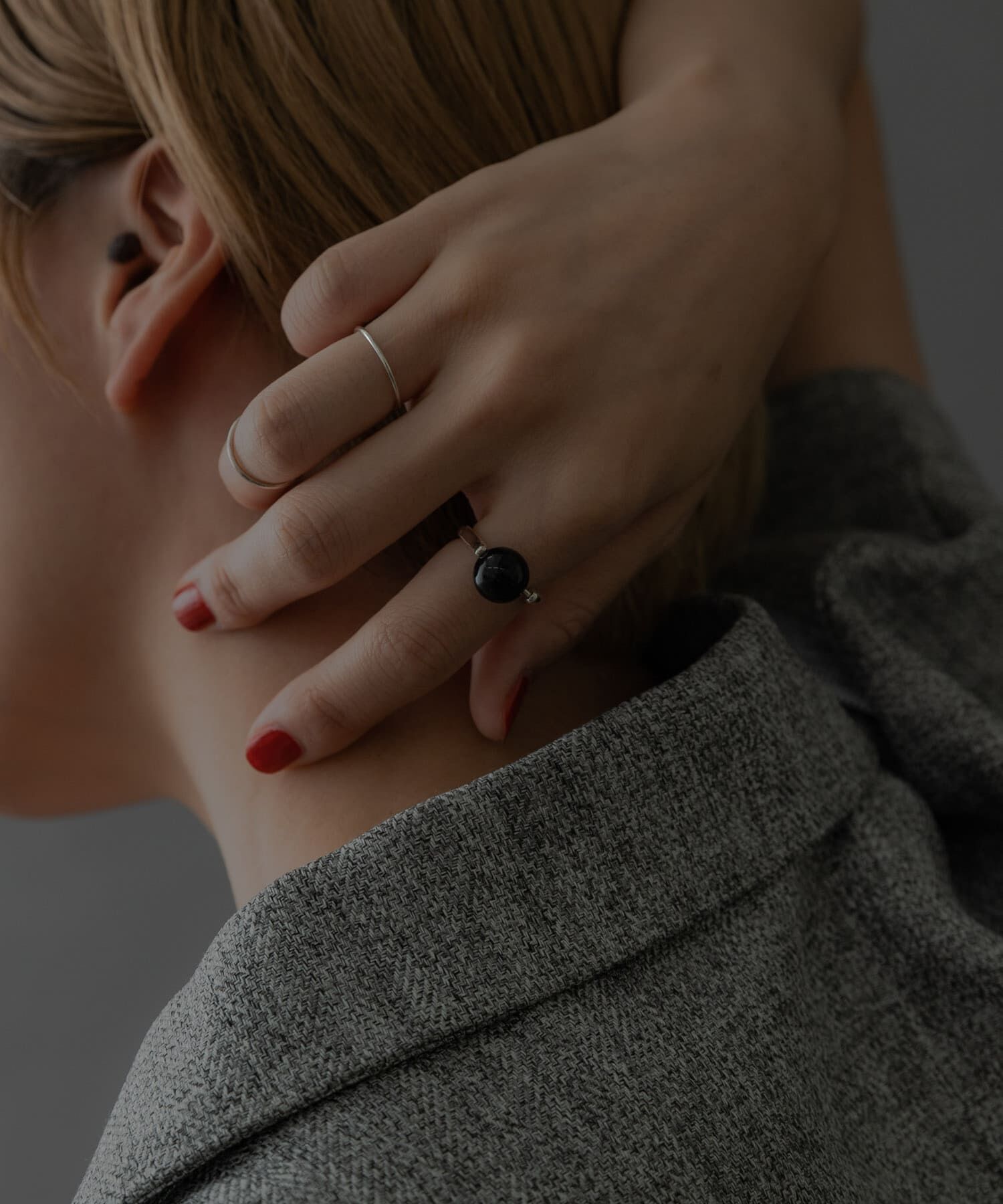 SMELLY「SMELLY so&rsquo;　onyx sphere ring」|リング|