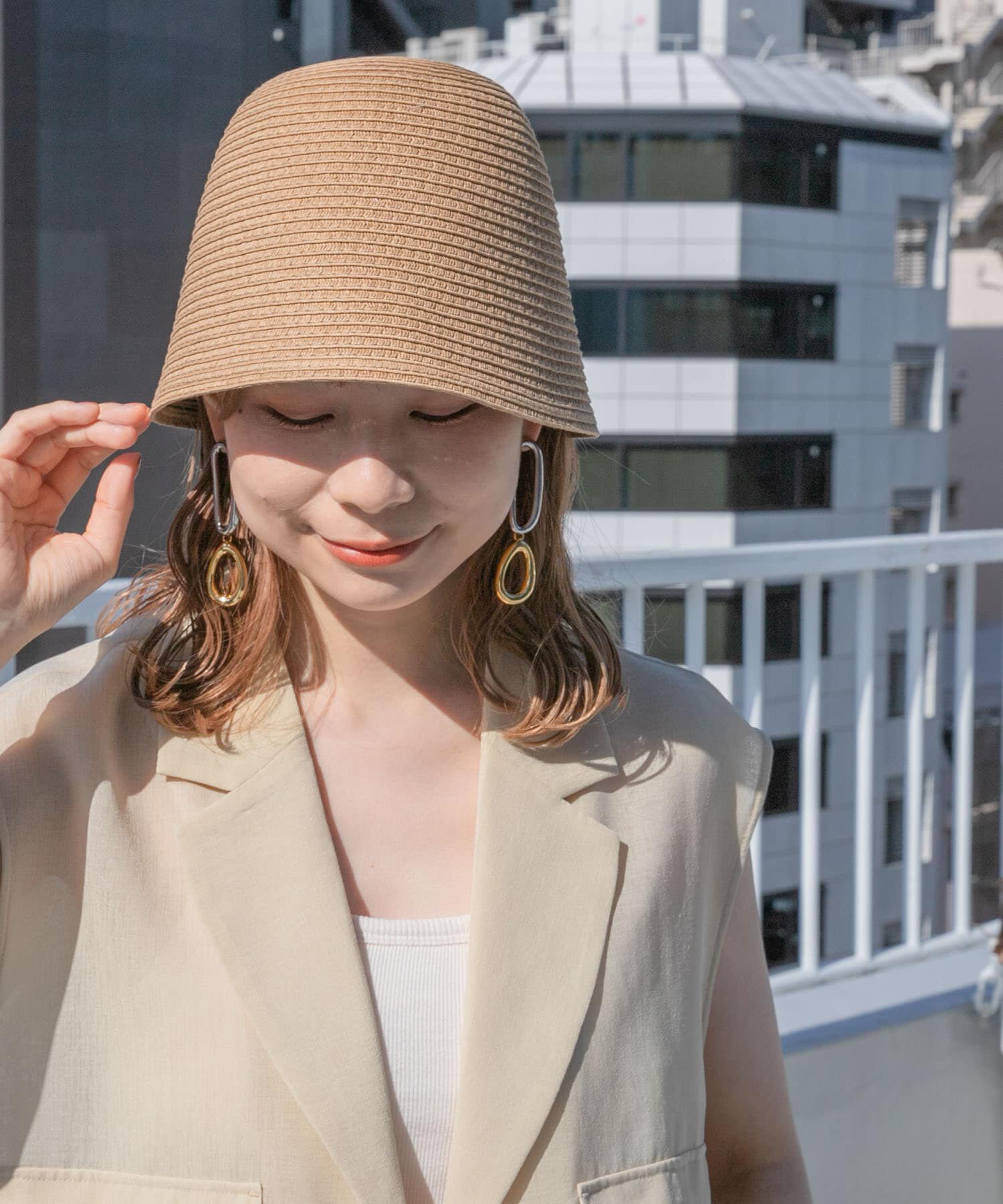 SMELLY「コンビメタルオーバルピアス」|ピアス|