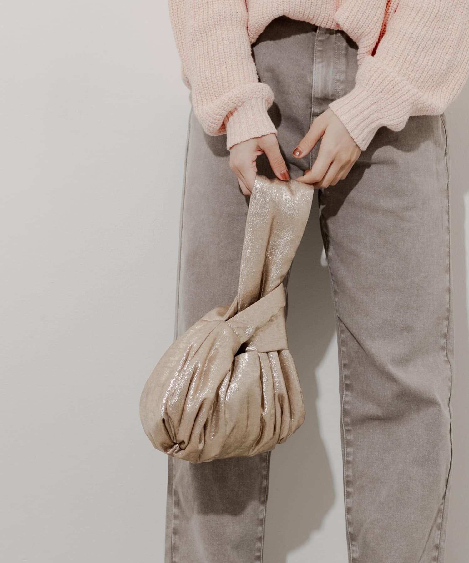 SMELLY「メタリックサークルバッグ」|ハンドバッグ|