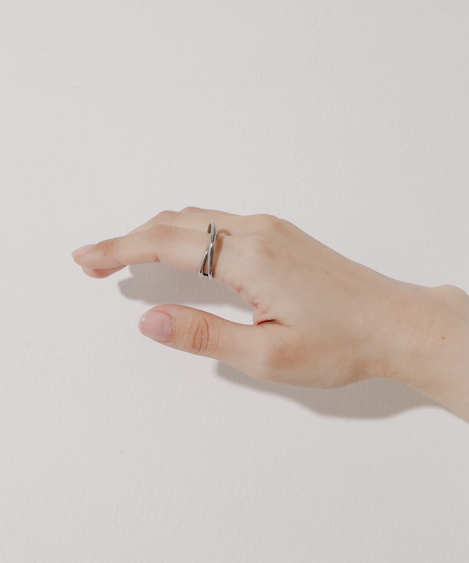 SMELLY「ステンレスダブルラインリング」|リング|