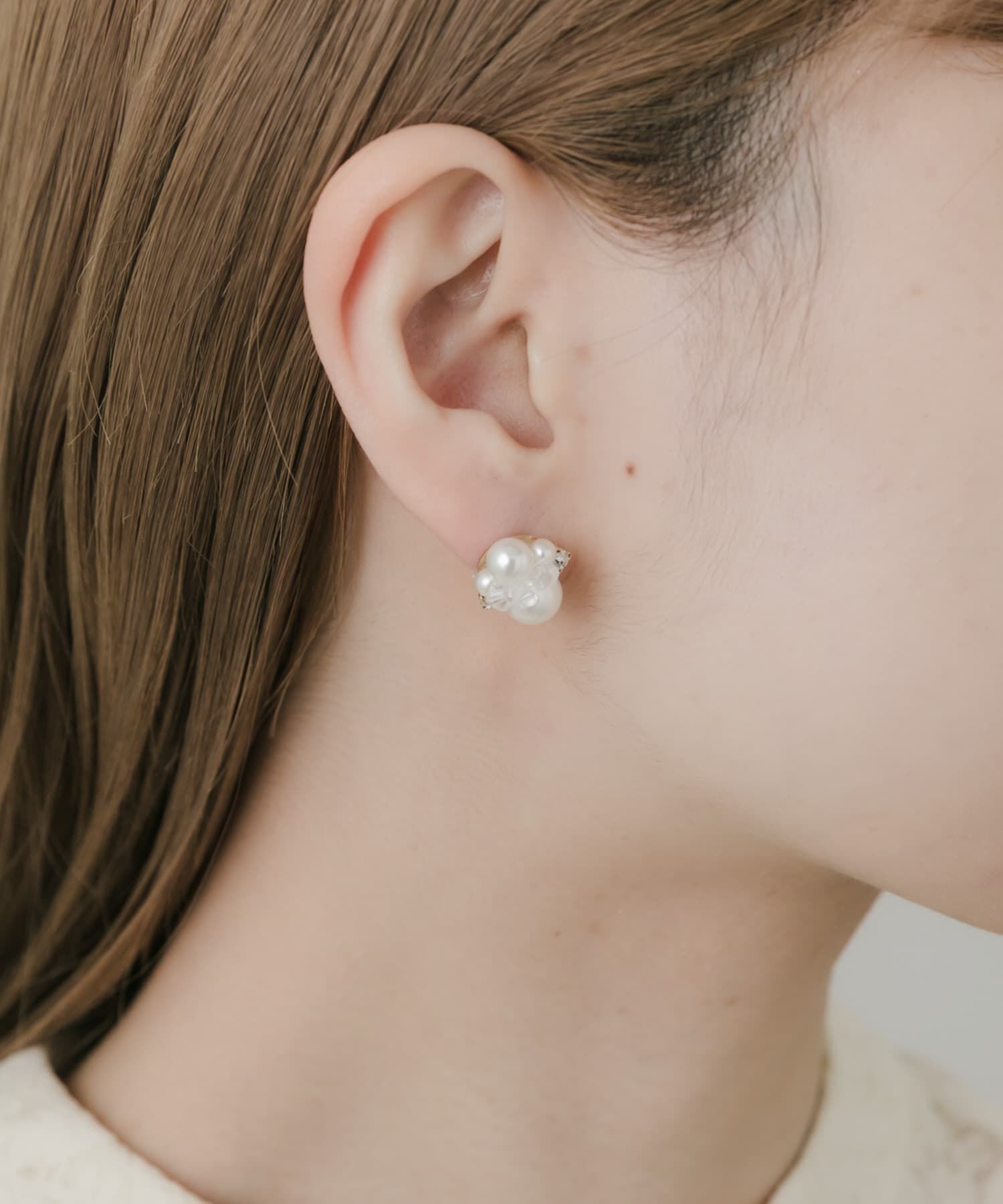 SMELLY「ミックスミニパールピアス」|ピアス|