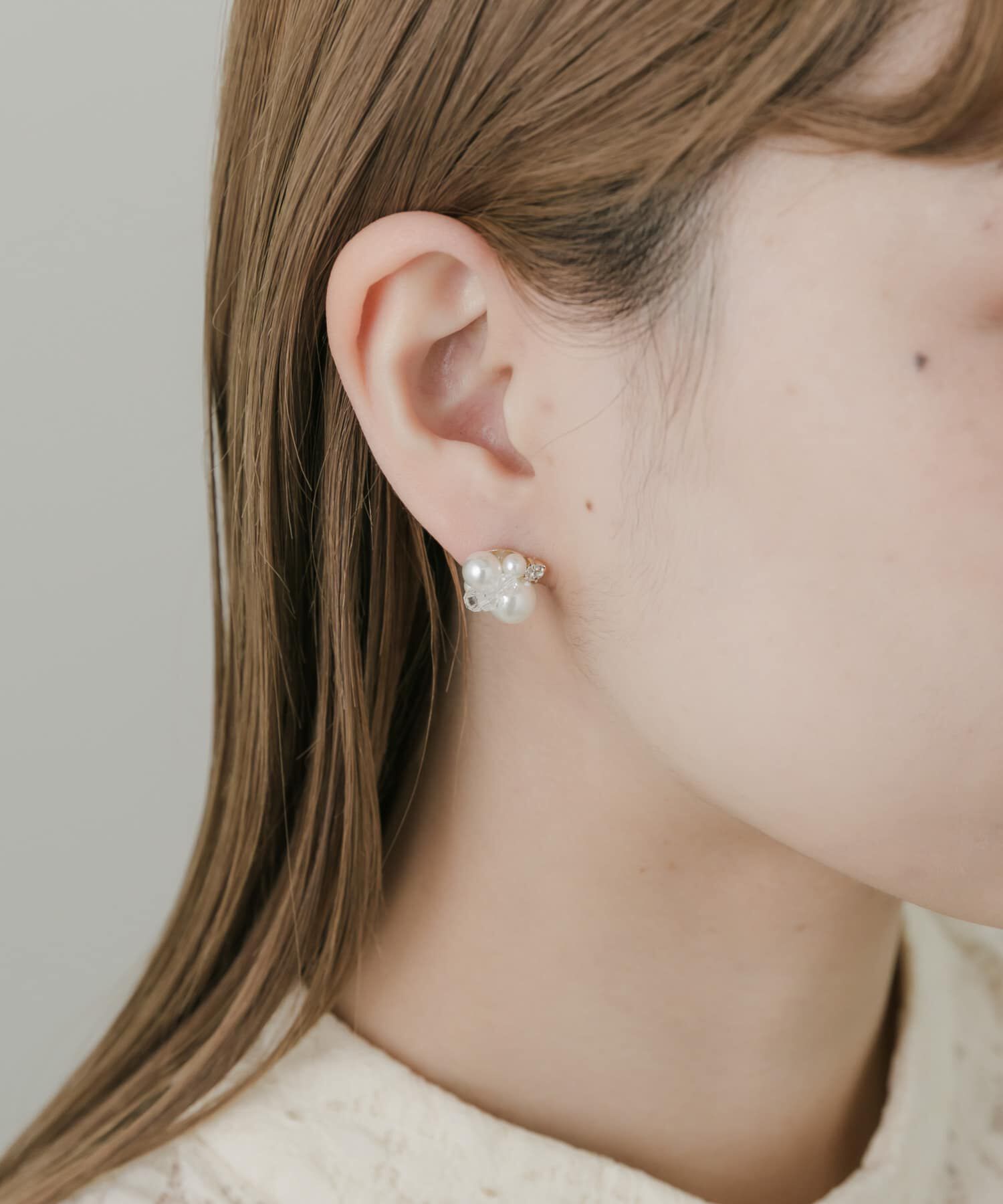 SMELLY「ミックスミニパールピアス」|ピアス|