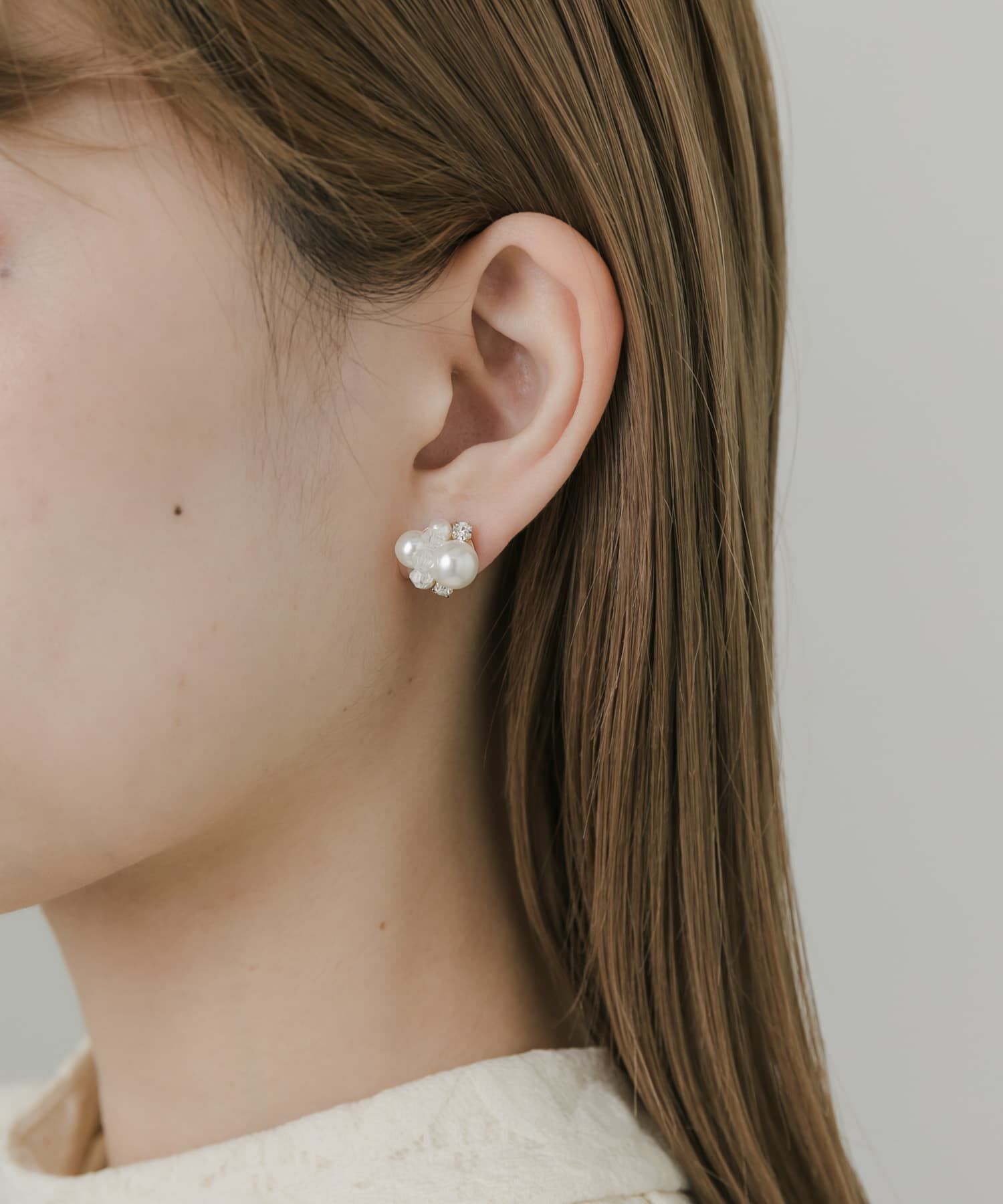 SMELLY「ミックスミニパールピアス」|ピアス|