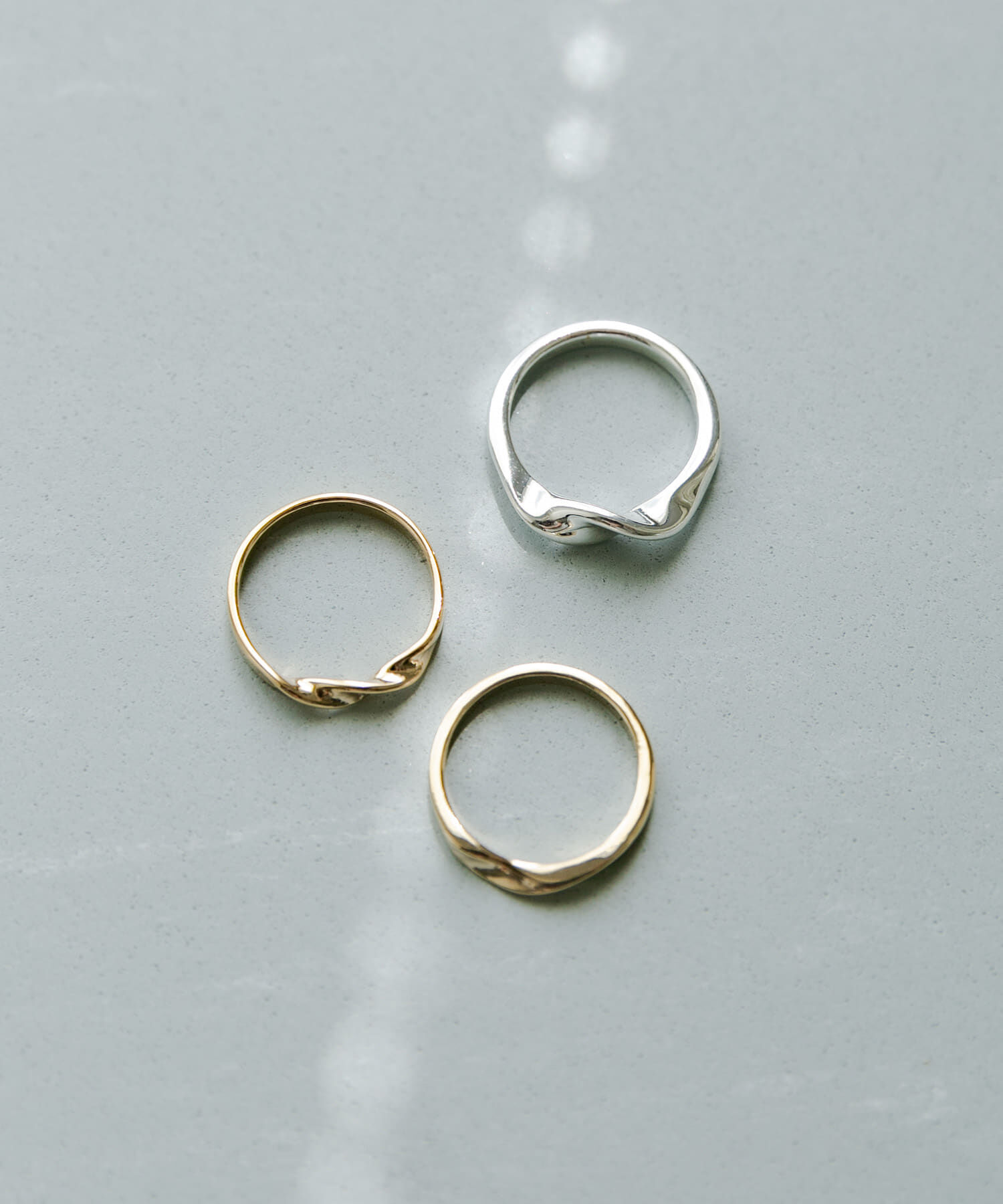 SMELLY「3セットリング」|リング|ゴールド系その他