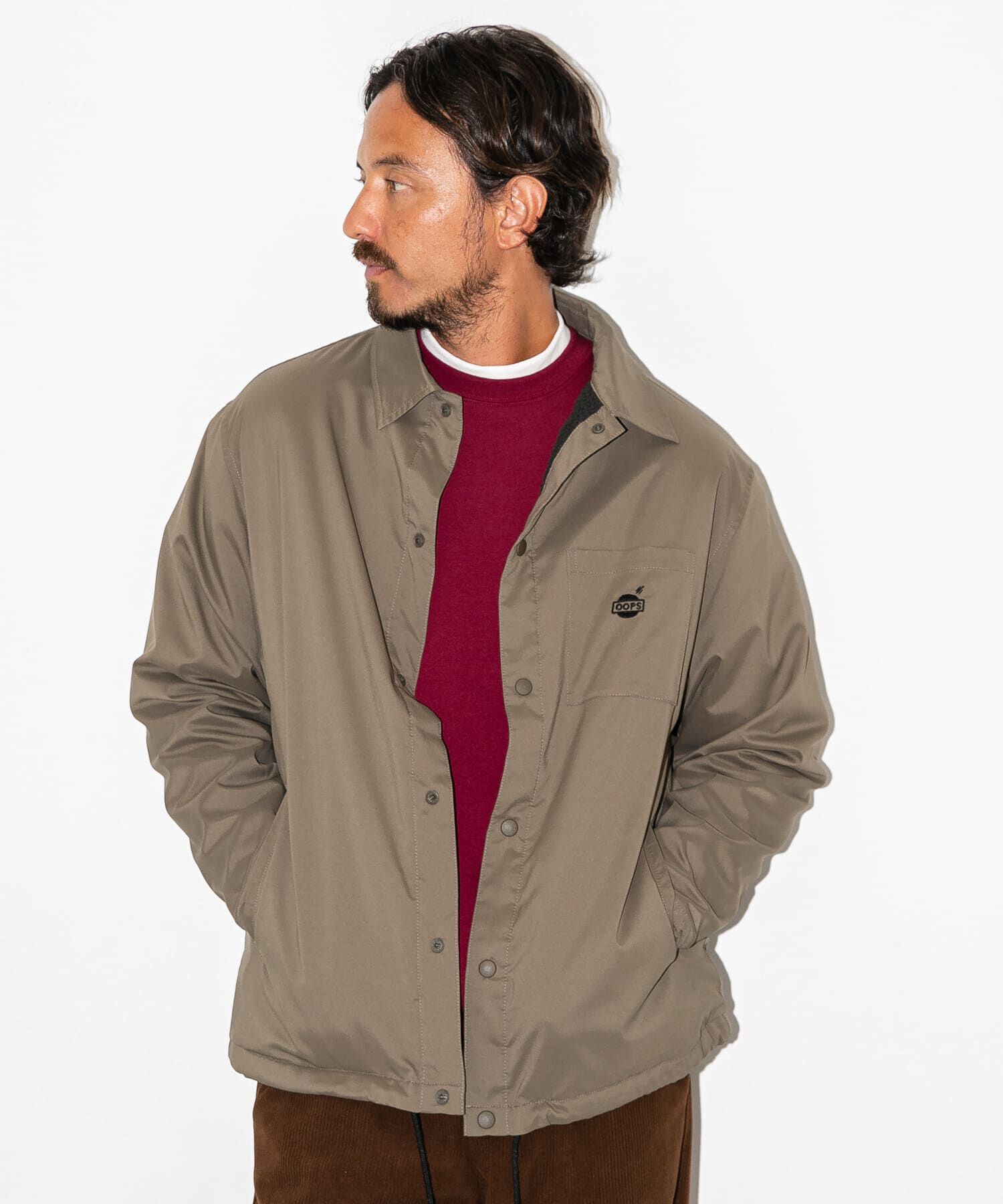 Sonny Label 「OOPS　裏フリースコーチジャケット」|ブルゾン・スタジャン|