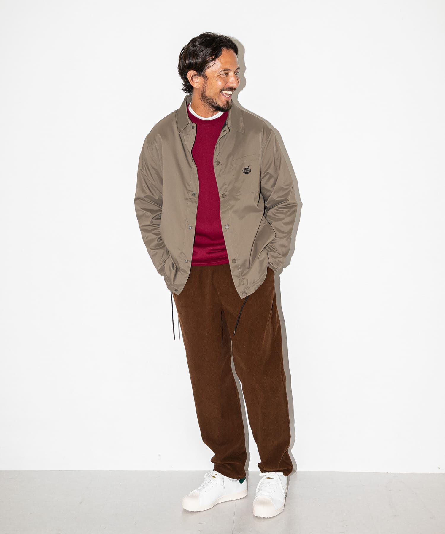 Sonny Label 「OOPS　裏フリースコーチジャケット」|ブルゾン・スタジャン|