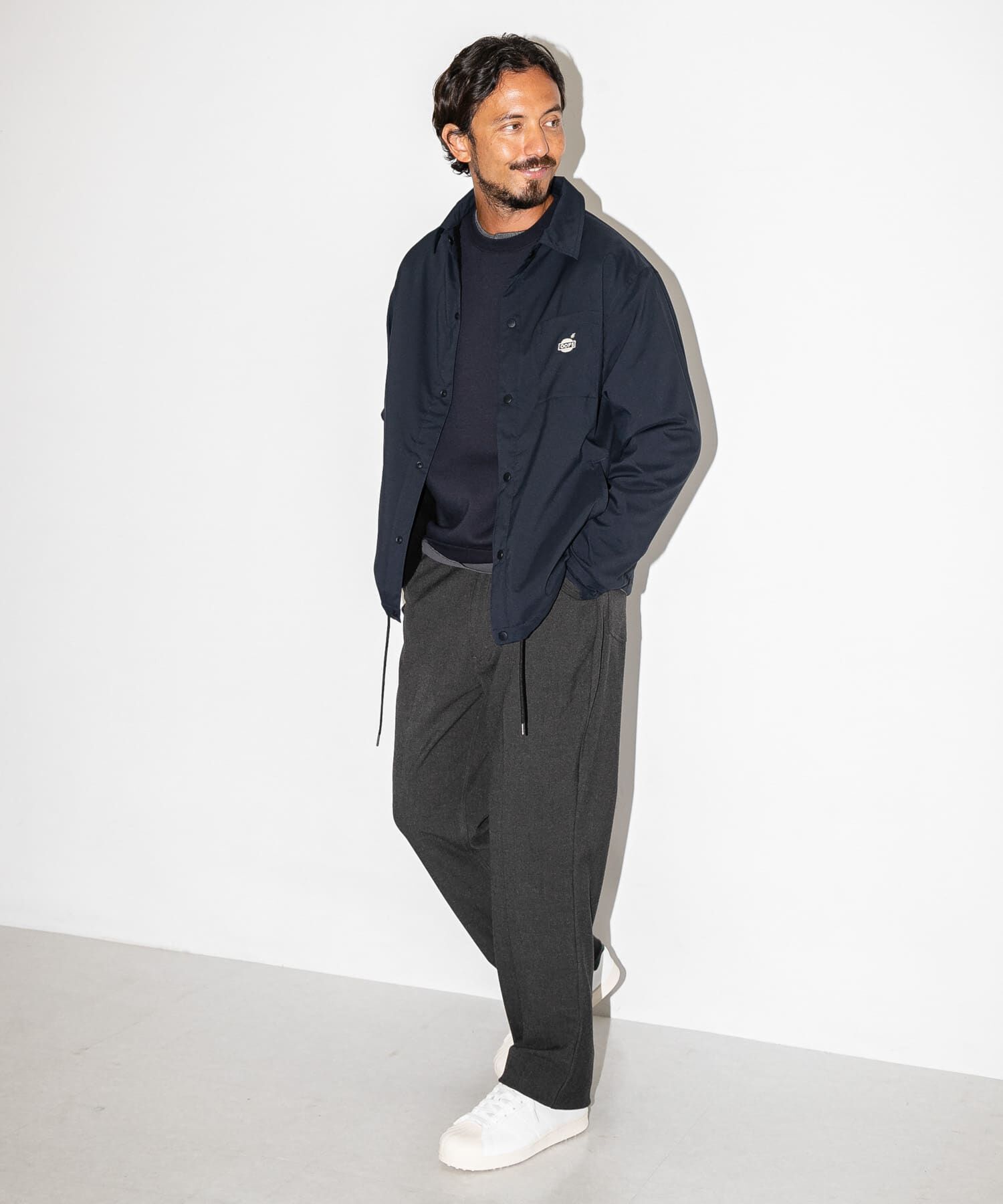 Sonny Label 「OOPS　裏フリースコーチジャケット」|ブルゾン・スタジャン|