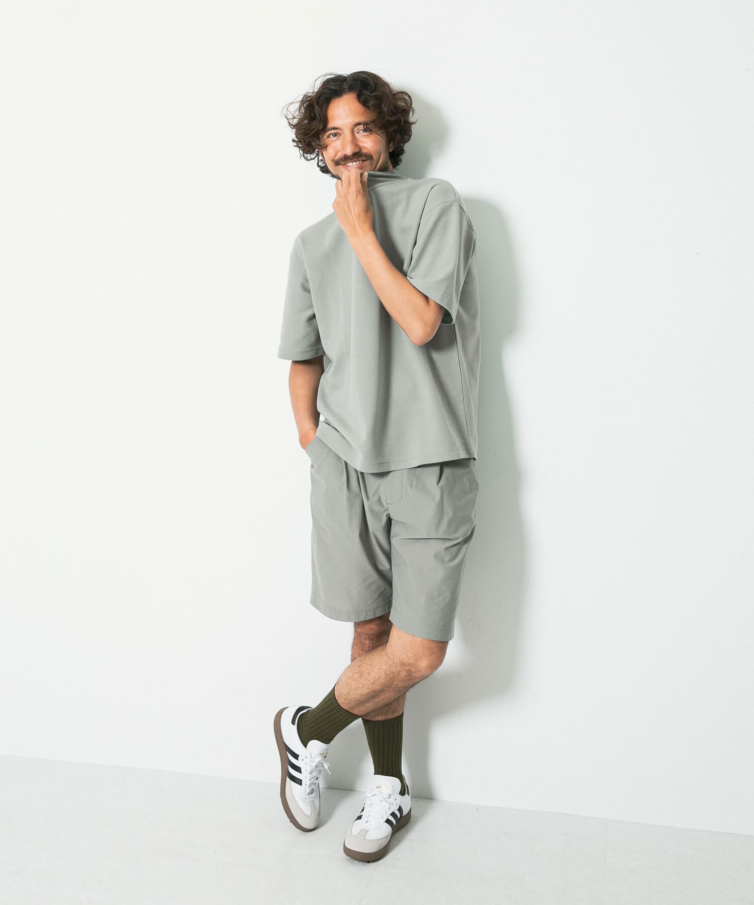 Sonny Label 「OOPS&times;RYUAMBEモックネックTEE」|Tシャツ・カットソー|