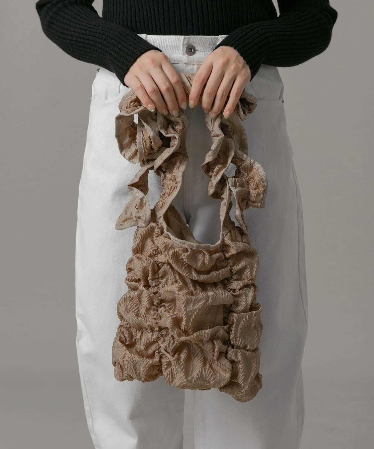 Sonny Label 「Casselini　スクエアギャザーショルダーバッグ」|ショルダー・メッセンジャー|