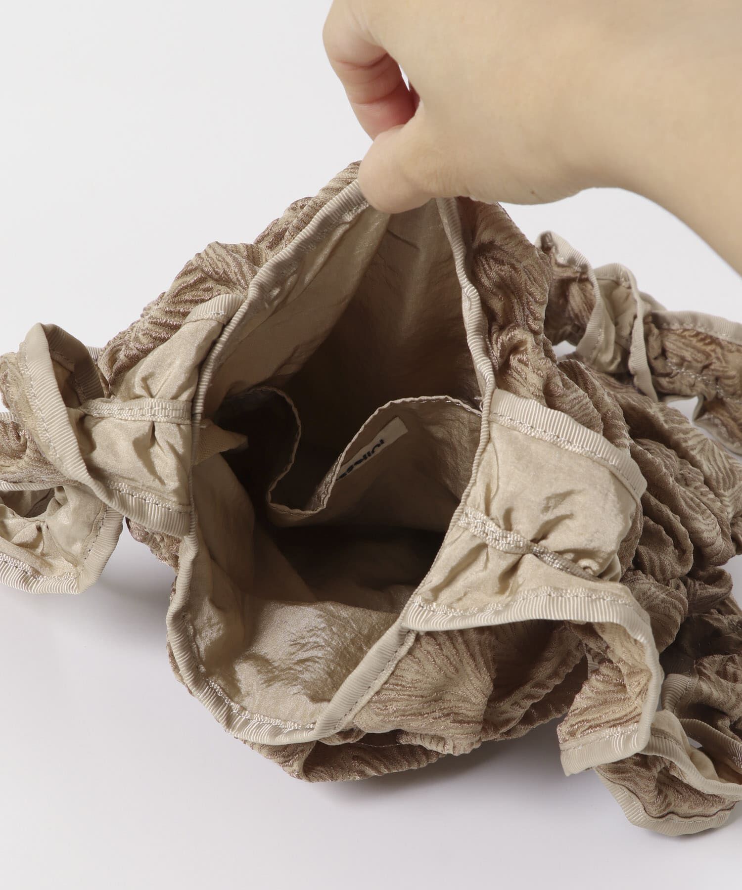 Sonny Label 「Casselini　スクエアギャザーショルダーバッグ」|ショルダー・メッセンジャー|