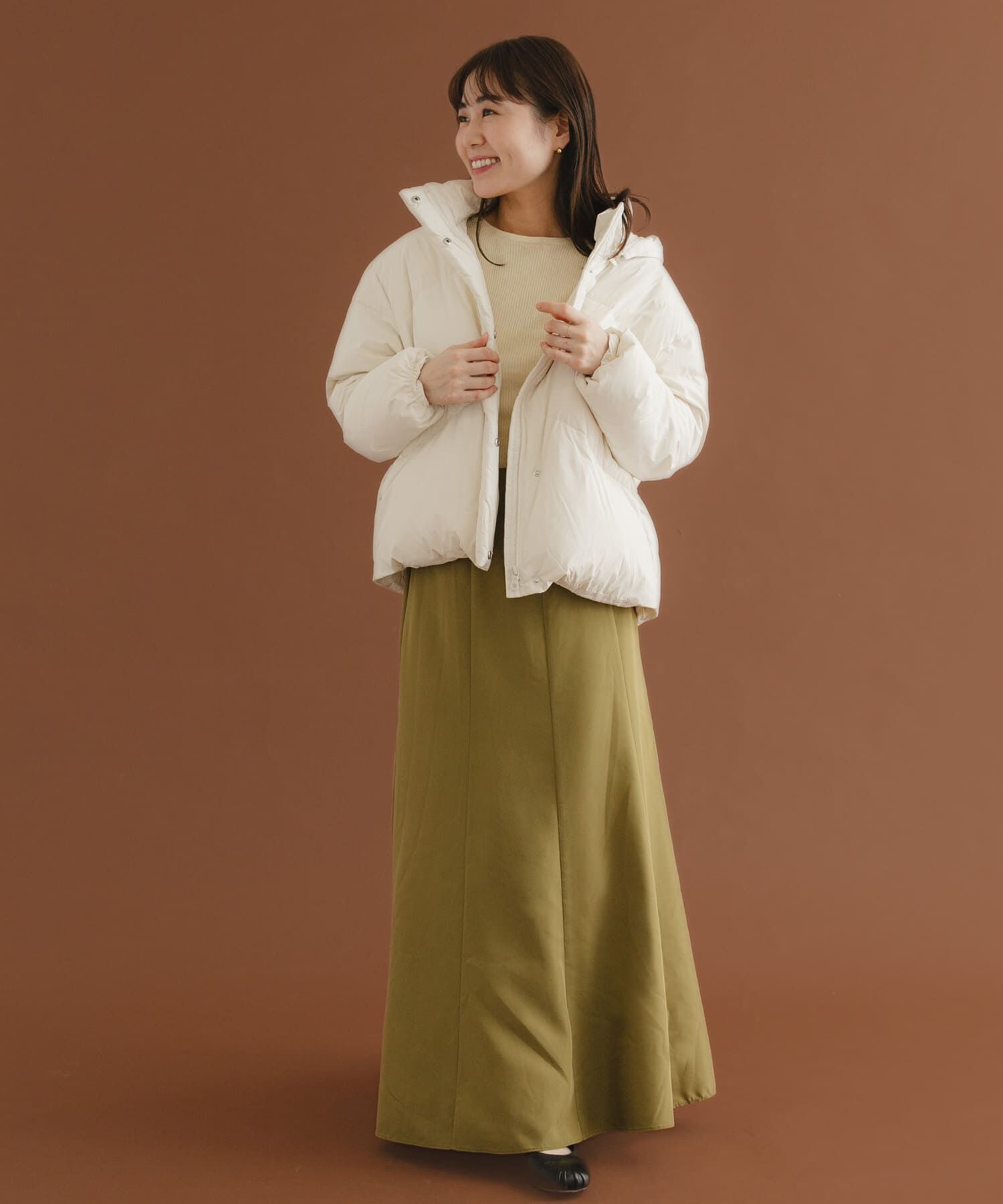 URBAN RESEARCH ROSSO「ハイウエストナローフレアスカート」|スカート|