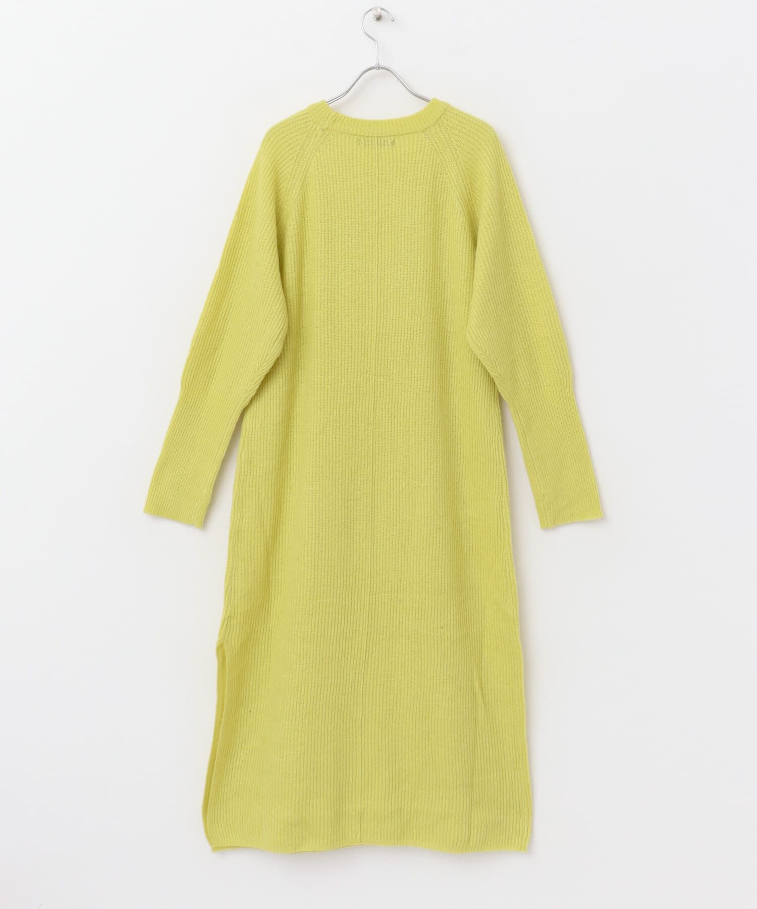 URBAN RESEARCH ROSSO「ヤク混サイドスリット畦ニットワンピース」|ワンピース|