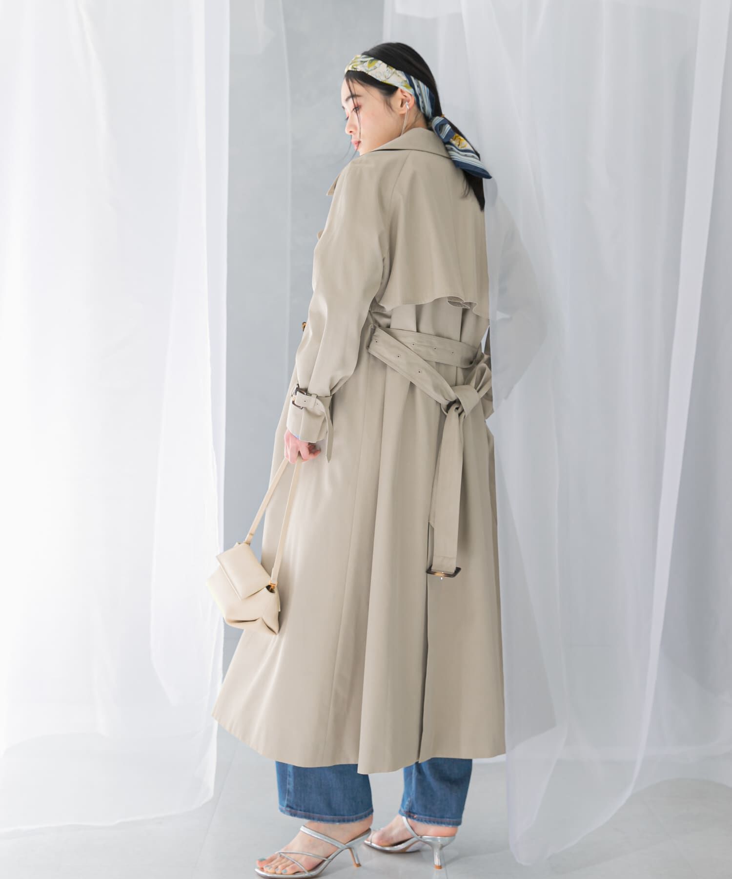 URBAN RESEARCH ROSSO「撥水オーバートレンチコート」|トレンチコート|