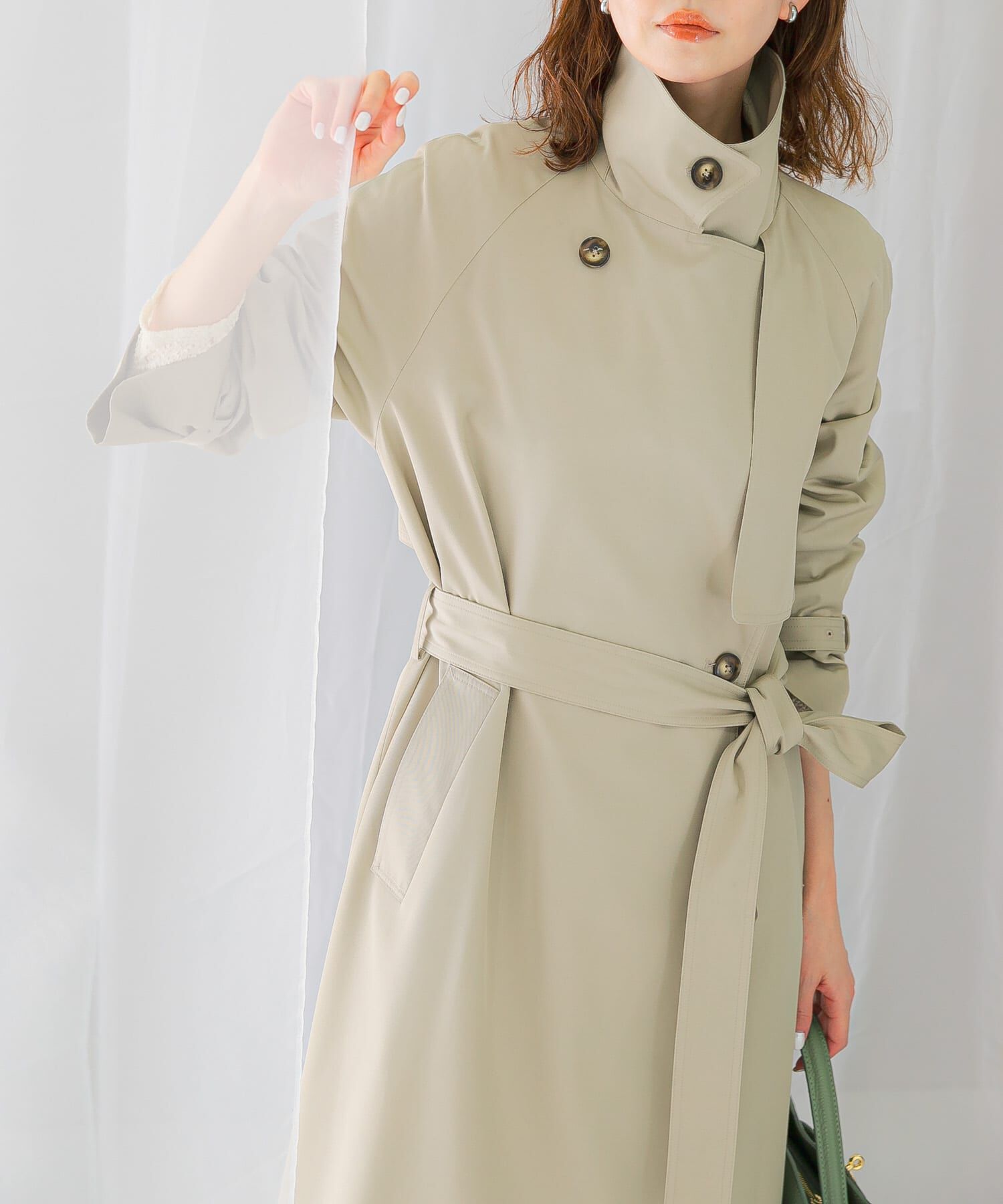 URBAN RESEARCH ROSSO「撥水オーバートレンチコート」|トレンチコート|