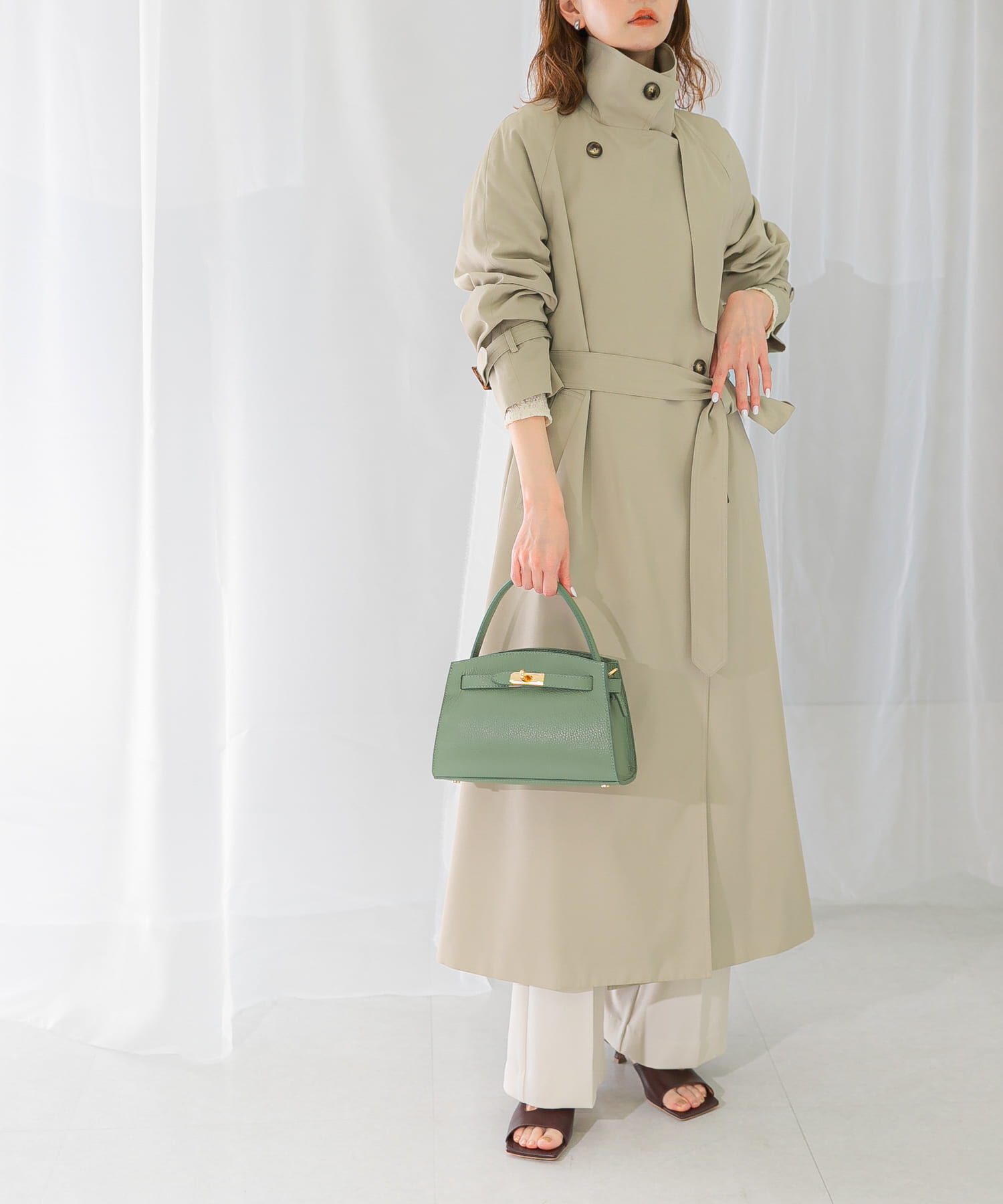 URBAN RESEARCH ROSSO「撥水オーバートレンチコート」|トレンチコート|