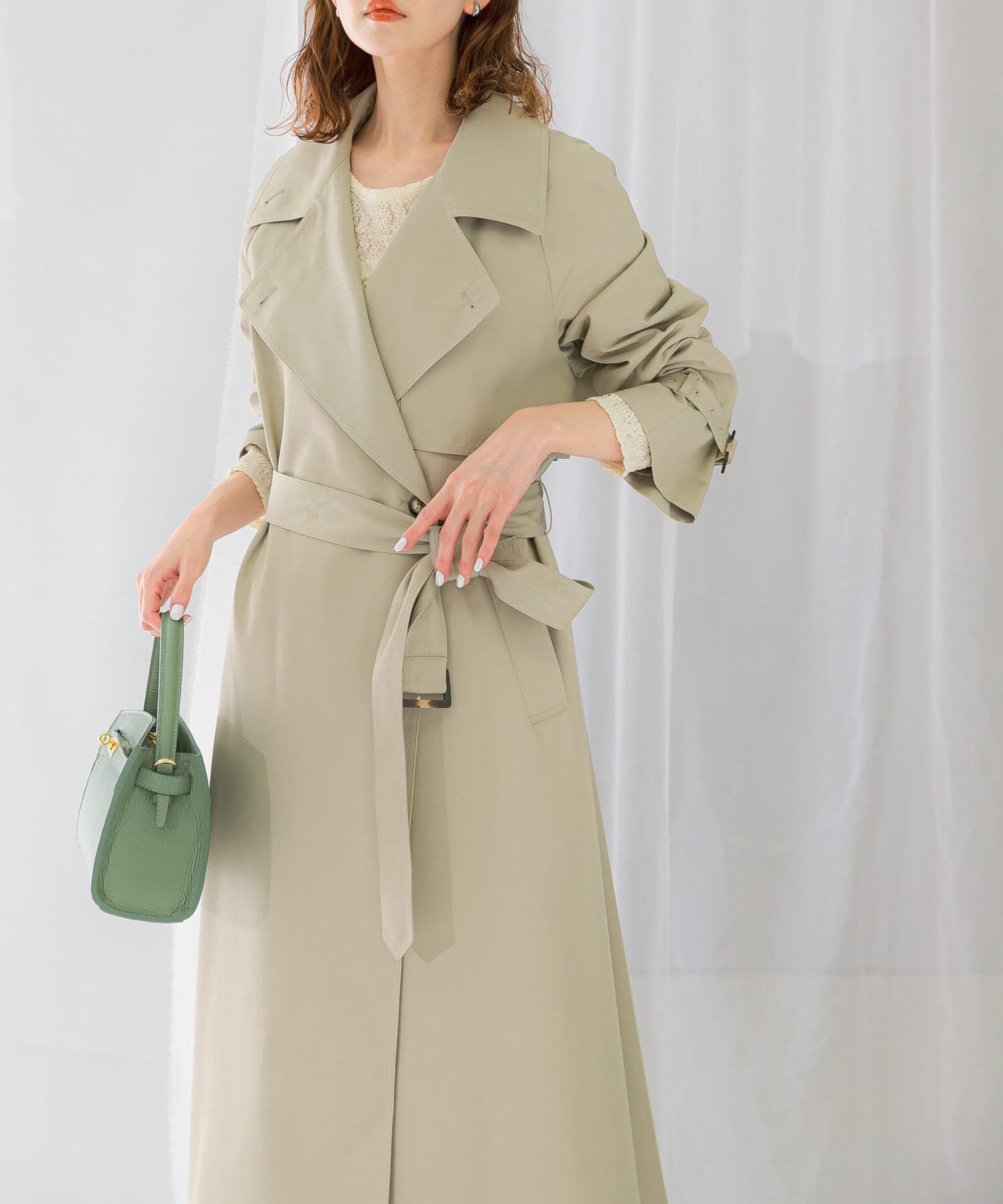 URBAN RESEARCH ROSSO「撥水オーバートレンチコート」|トレンチコート|