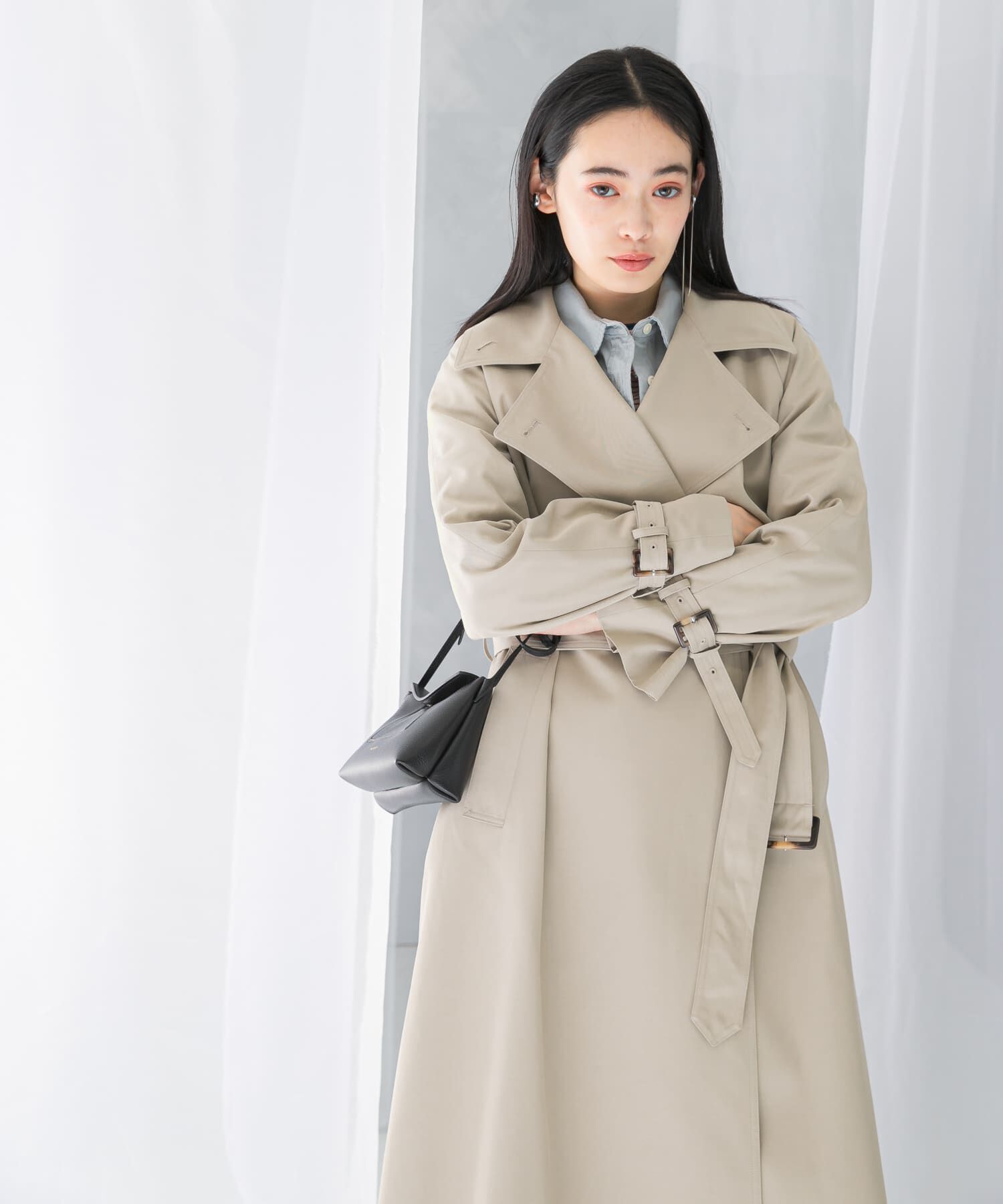 URBAN RESEARCH ROSSO「撥水オーバートレンチコート」|トレンチコート|