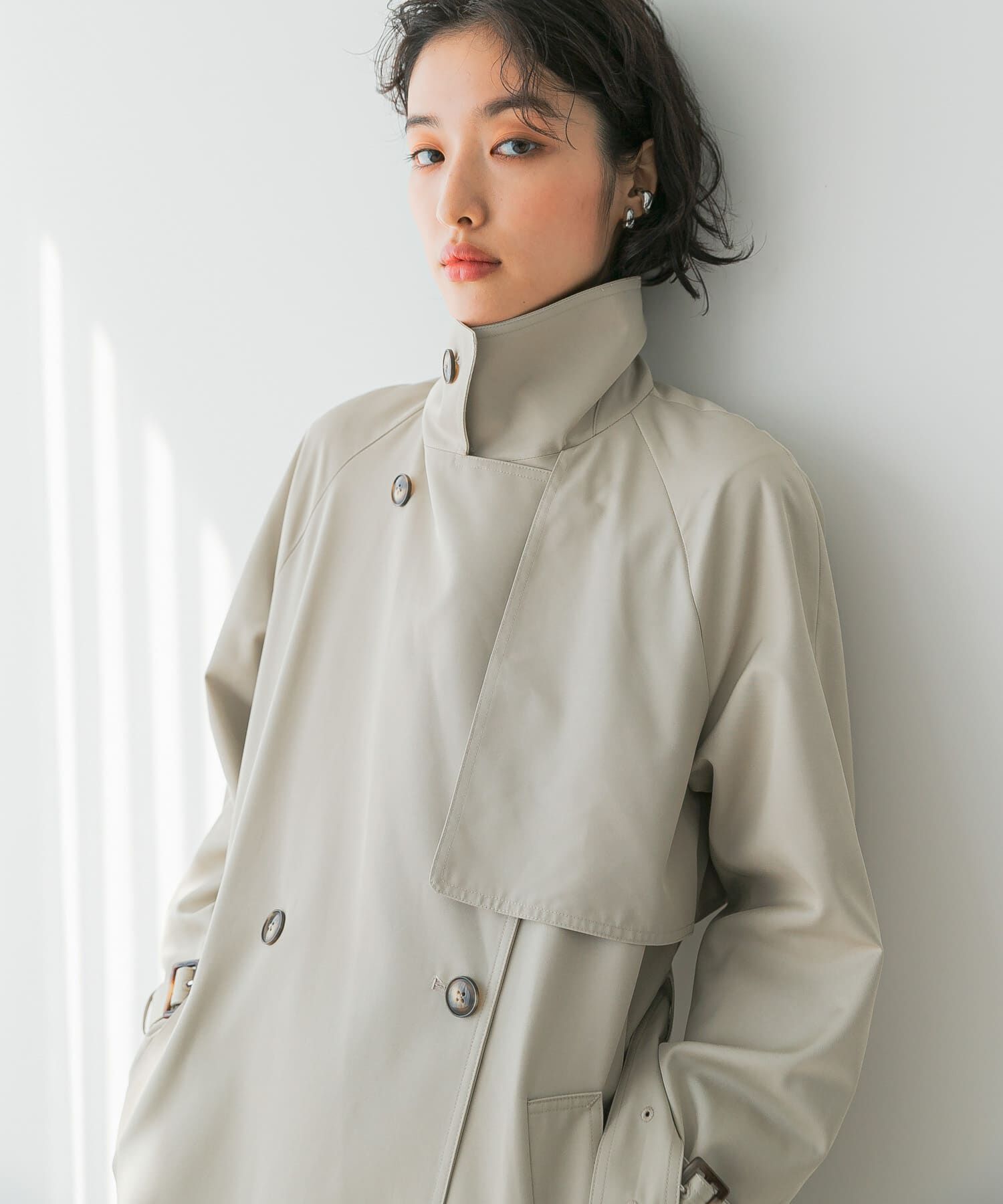 URBAN RESEARCH ROSSO「撥水オーバートレンチコート」|トレンチコート|