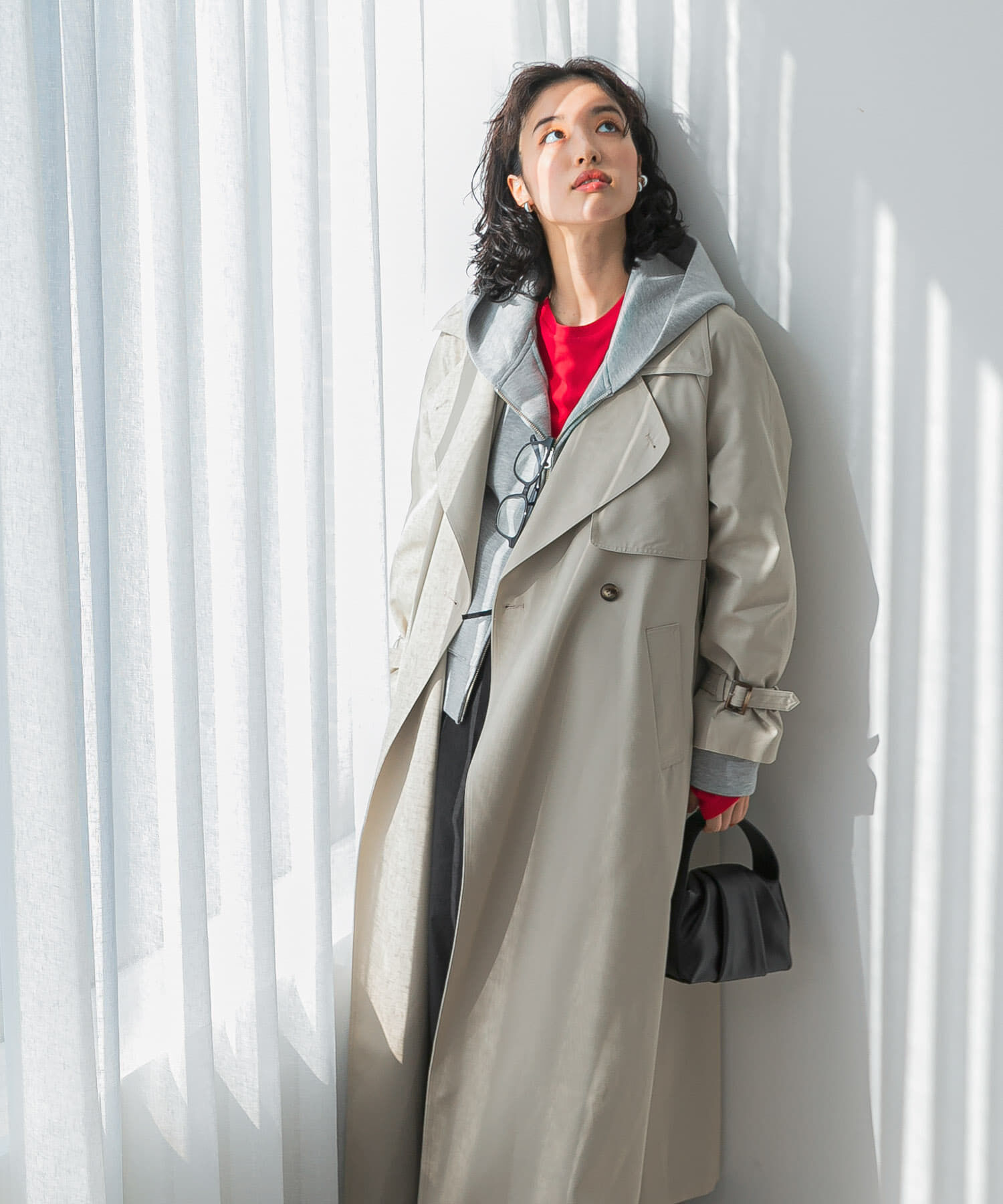 URBAN RESEARCH ROSSO「撥水オーバートレンチコート」|トレンチコート|