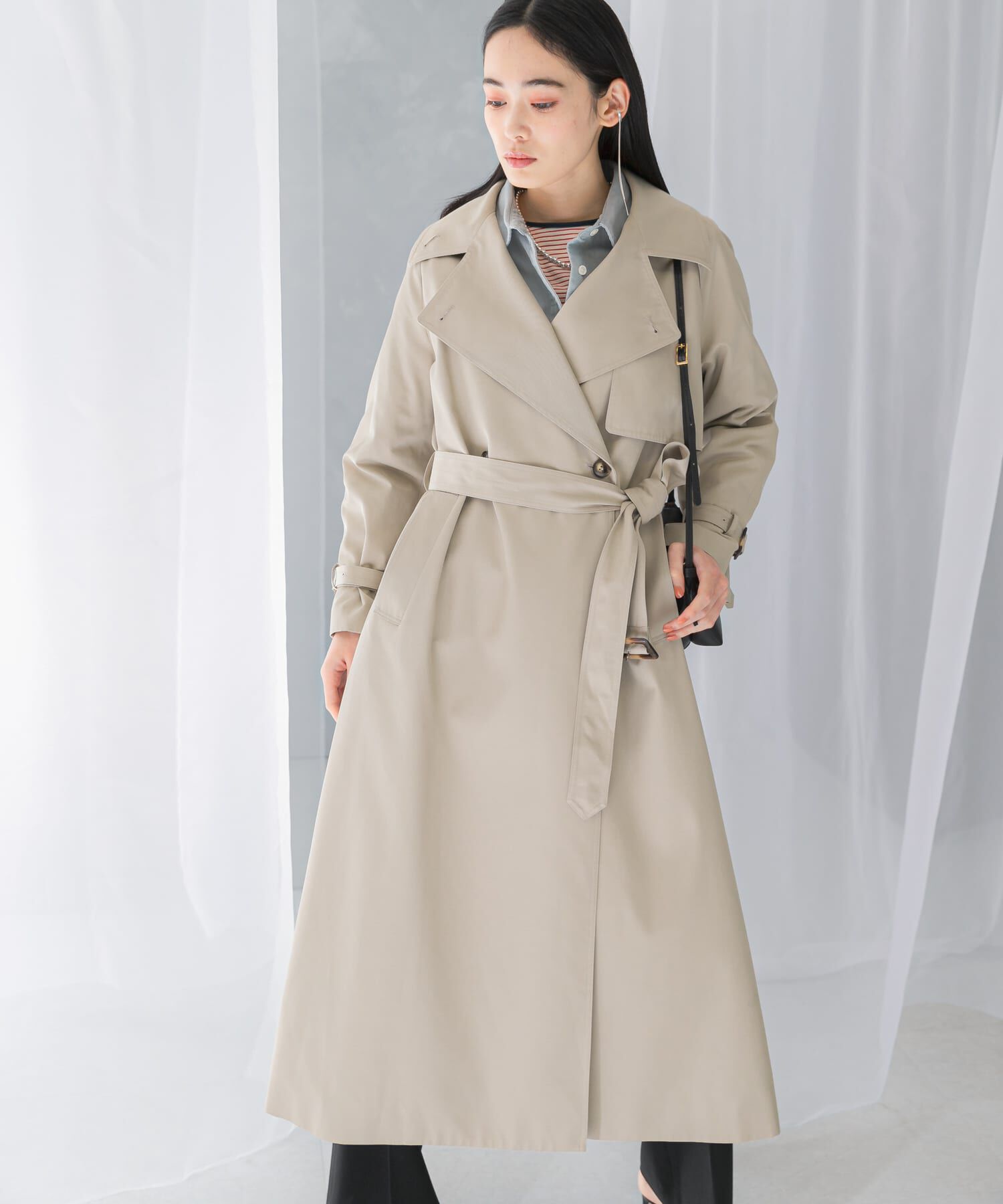 URBAN RESEARCH ROSSO「撥水オーバートレンチコート」|トレンチコート|