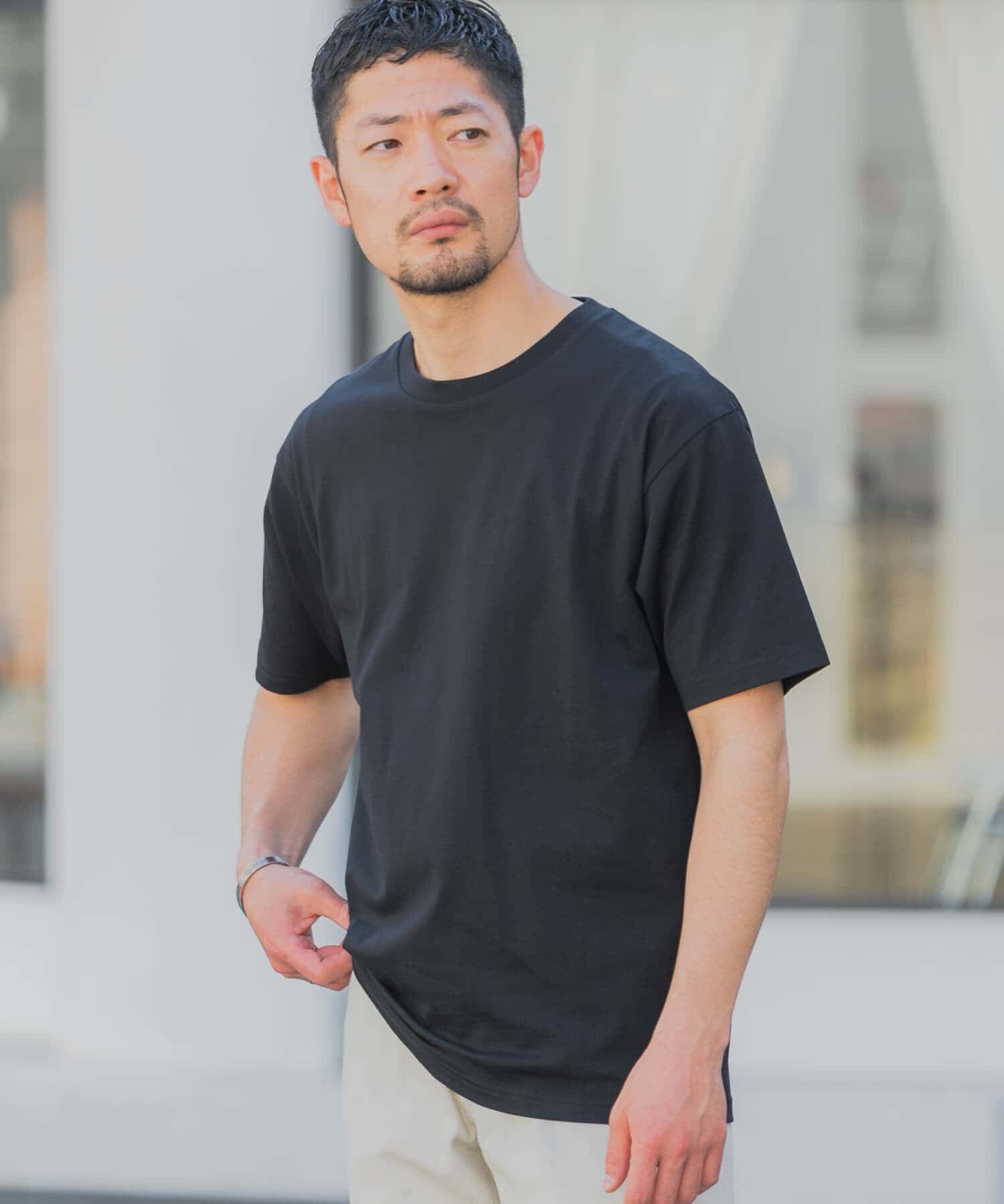 URBAN RESEARCH ROSSO「『XLサイズあり』『UR TECH』汗ジミ防止クルーネックTシャツ」|Tシャツ・カットソー|
