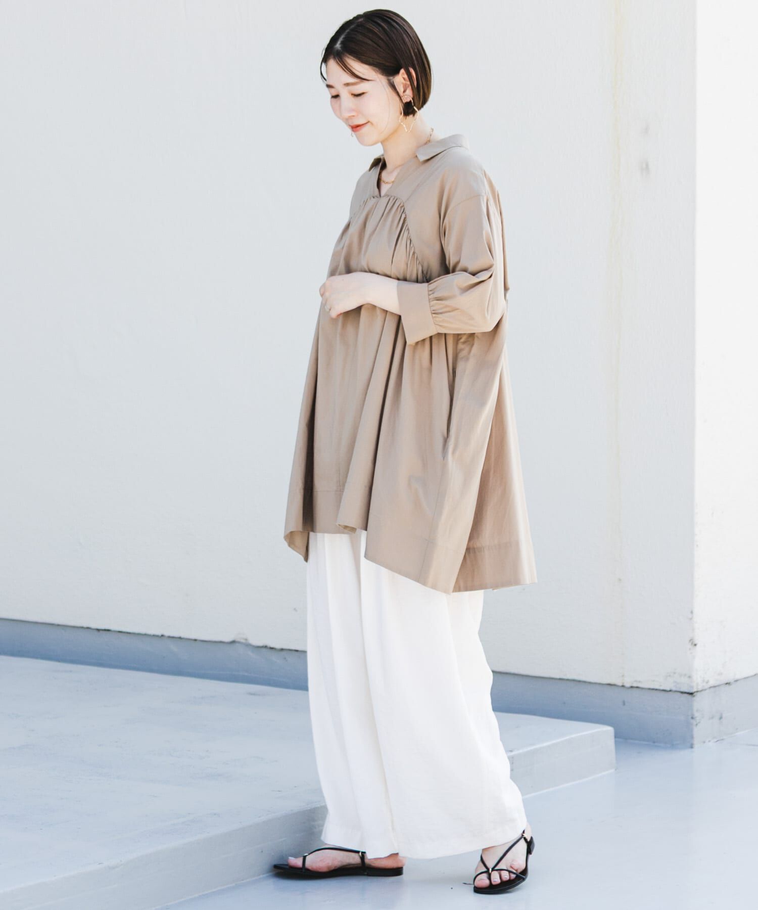 URBAN RESEARCH ROSSO「F by ROSSO　ボリュームシャツチュニック」|チュニック|