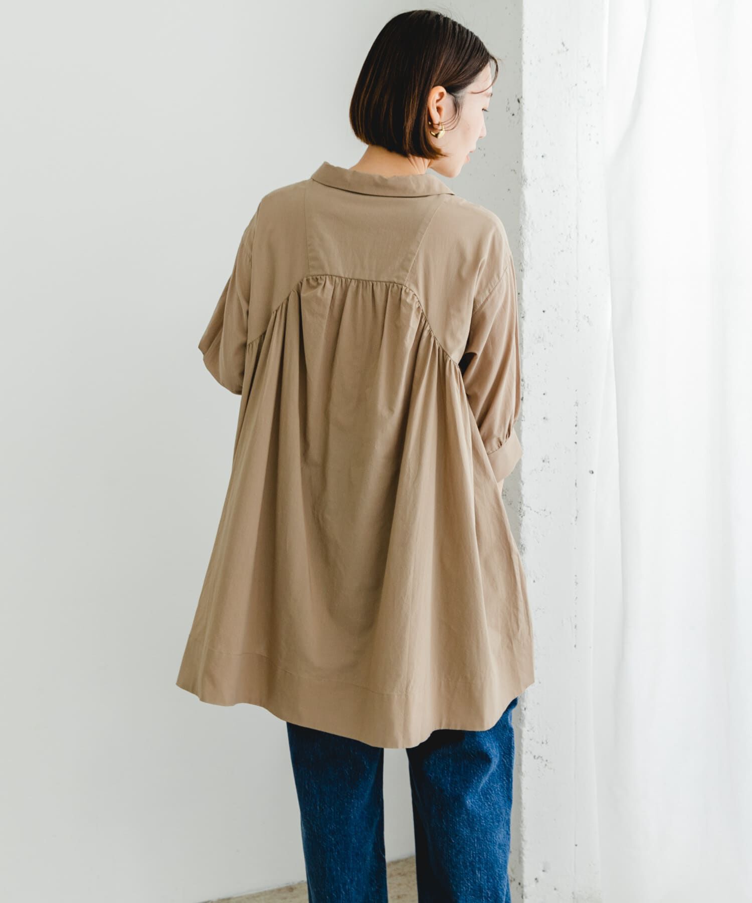 URBAN RESEARCH ROSSO「F by ROSSO　ボリュームシャツチュニック」|チュニック|