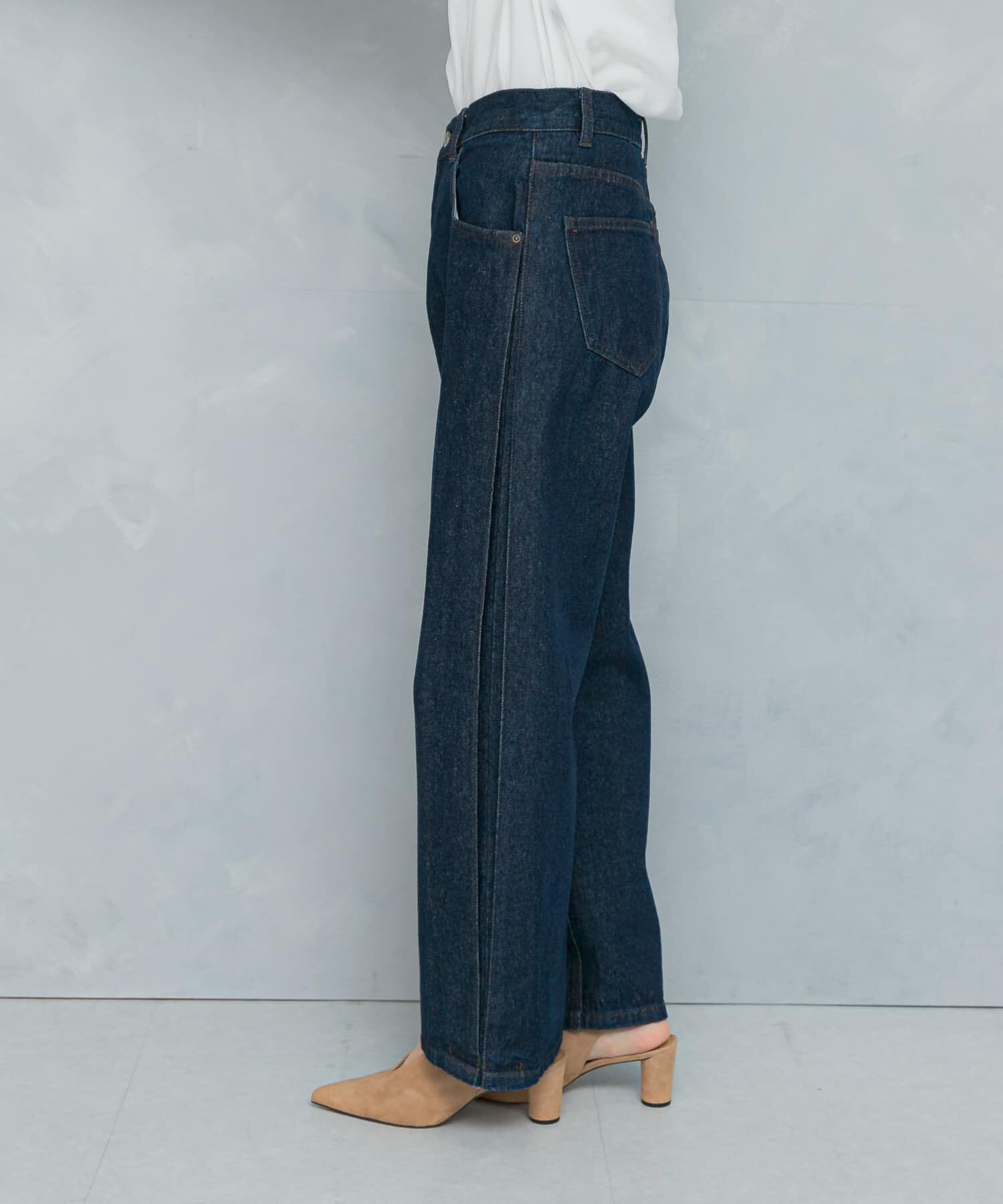 URBAN RESEARCH ROSSO「YENN　SIDE PLEATED DENIM」|デニム|