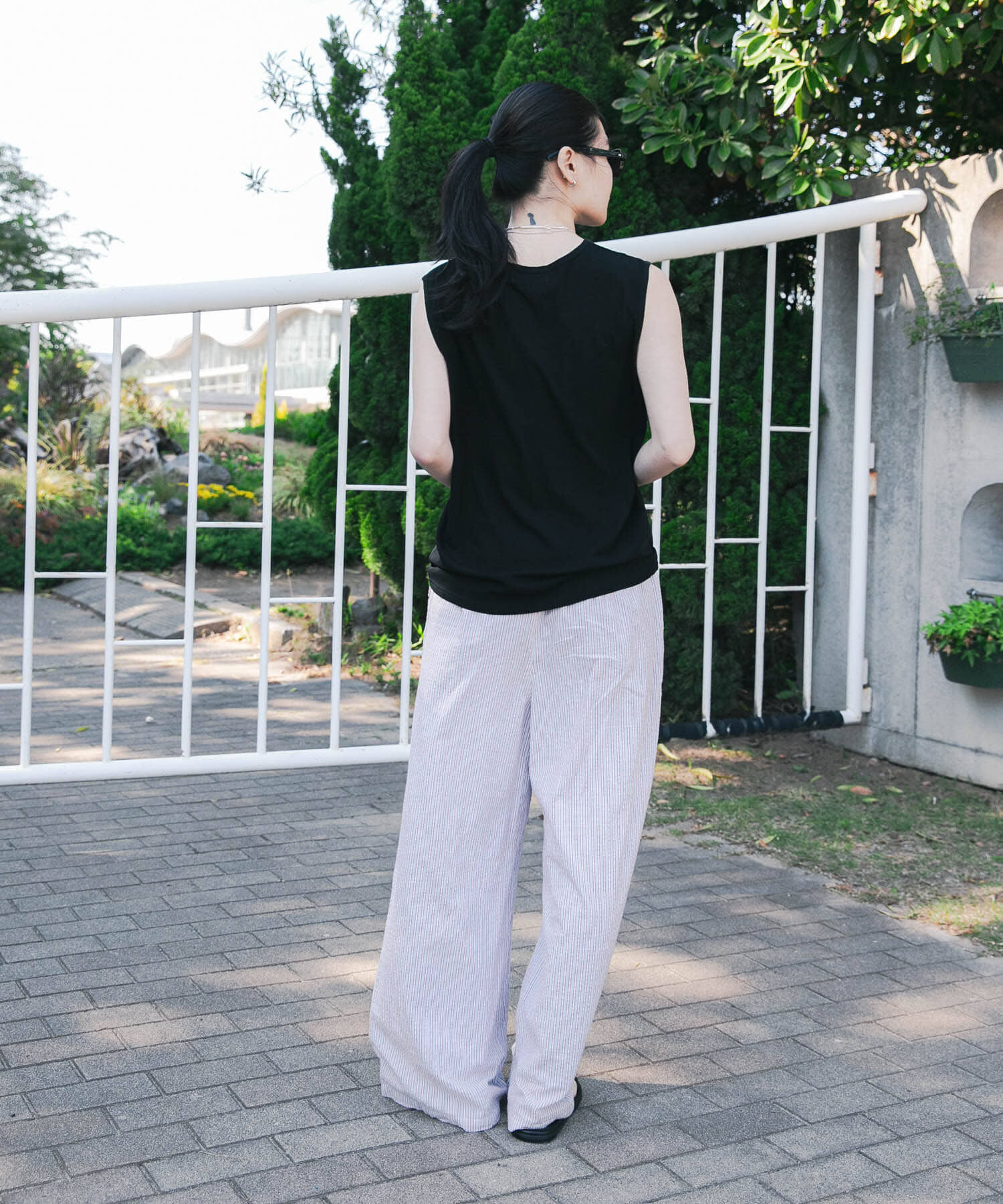 URBAN RESEARCH「new basic　ドライツイストノースリーブカットソー」|Tシャツ・カットソー|